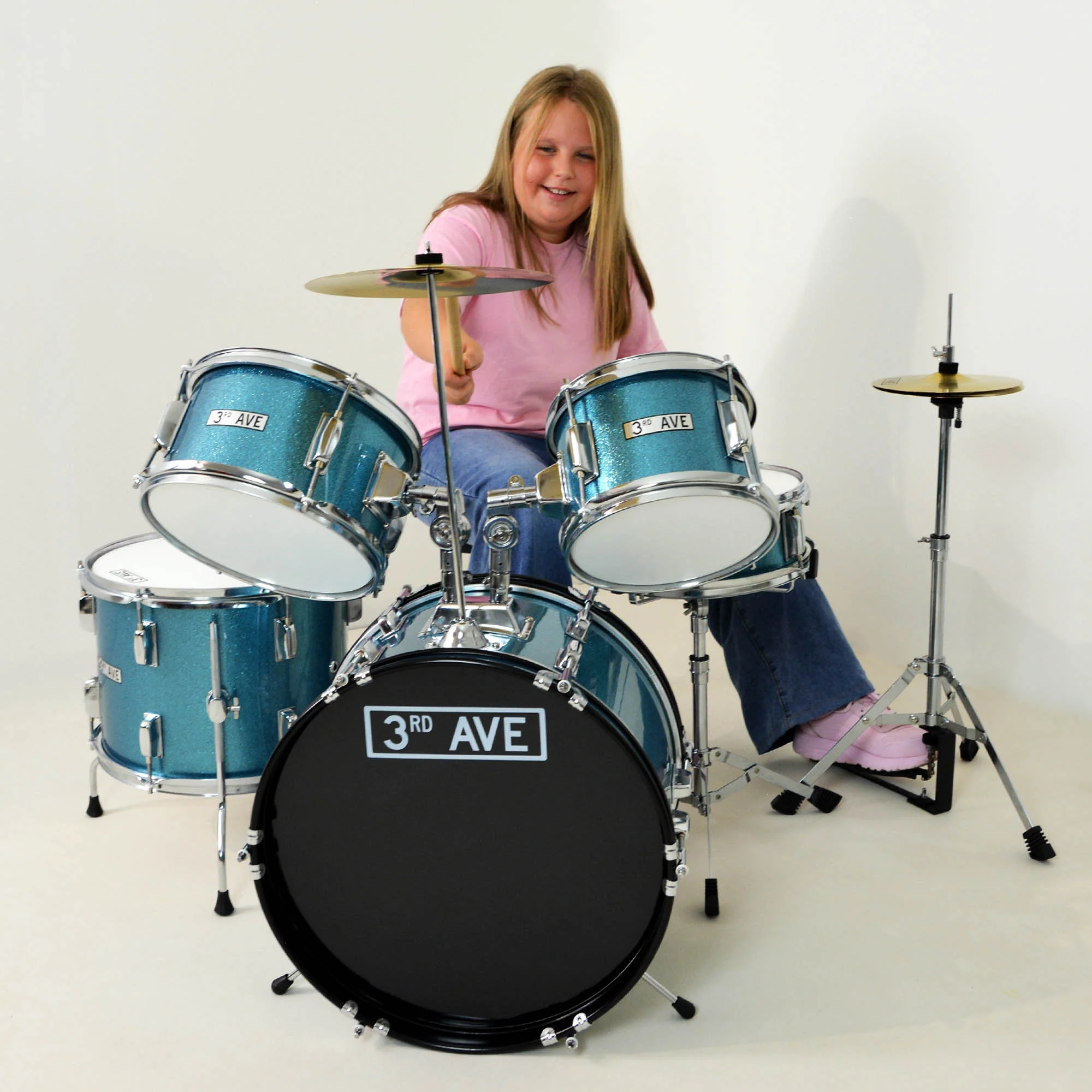 3rd Avenue 5 Piece Junior Drum Kit - Image 13
