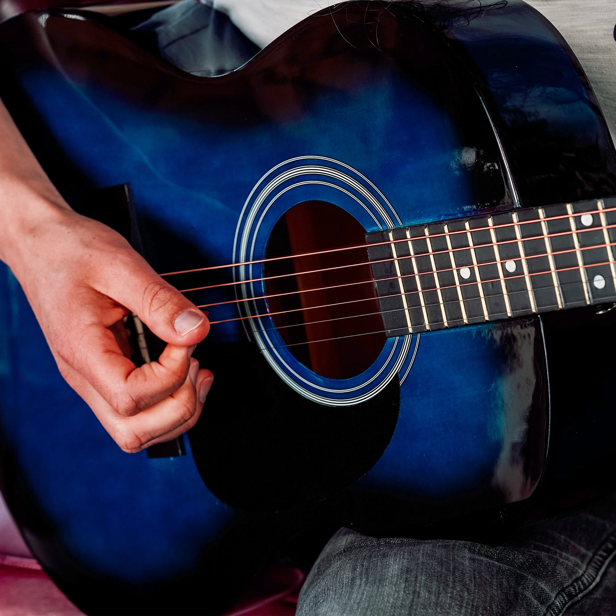 3rd Avenue Full Size Acoustic Guitar Premium Pack - Image 9