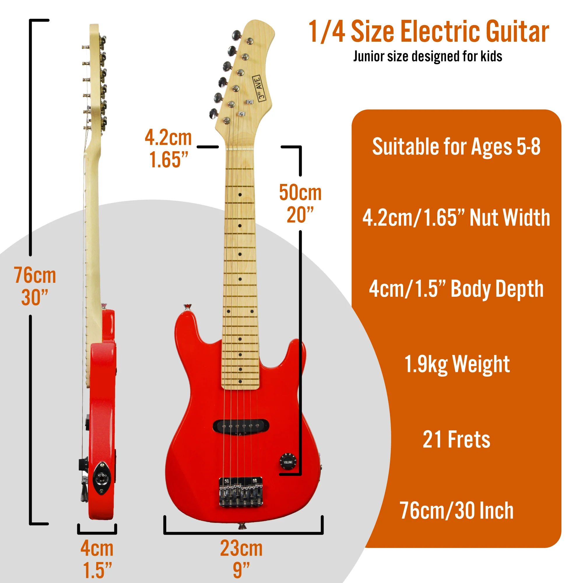3rd Avenue Junior Electric Guitar Pack - Image 13