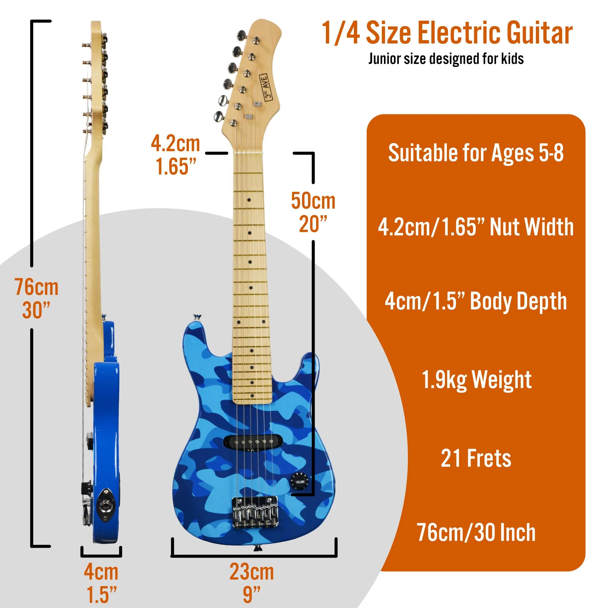 3rd Avenue Junior Electric Guitar Pack - Image 18