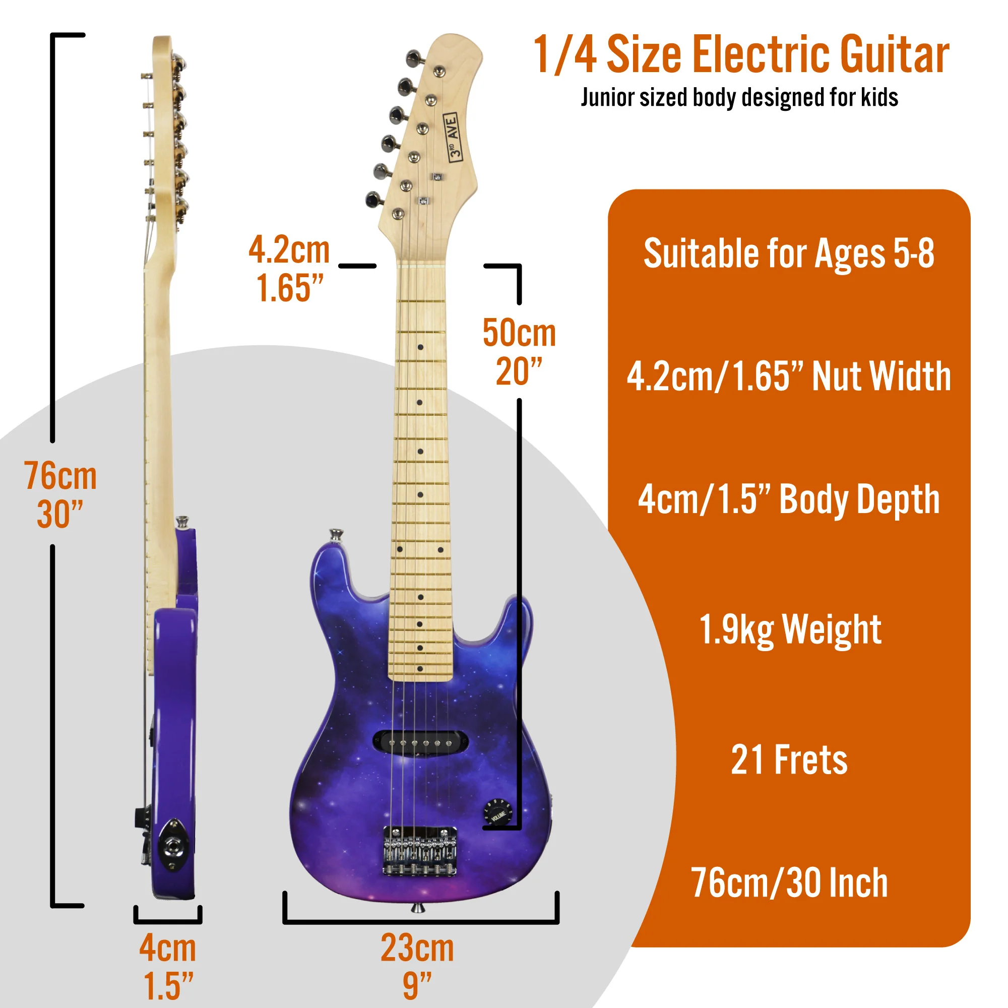 3rd Avenue Junior Electric Guitar Pack - Image 23