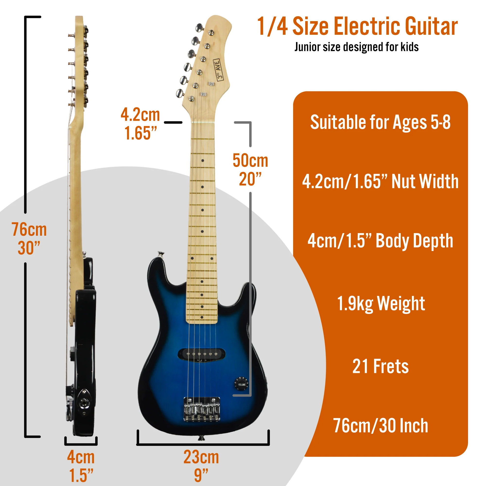 3rd Avenue Junior Electric Guitar Pack - Image 28