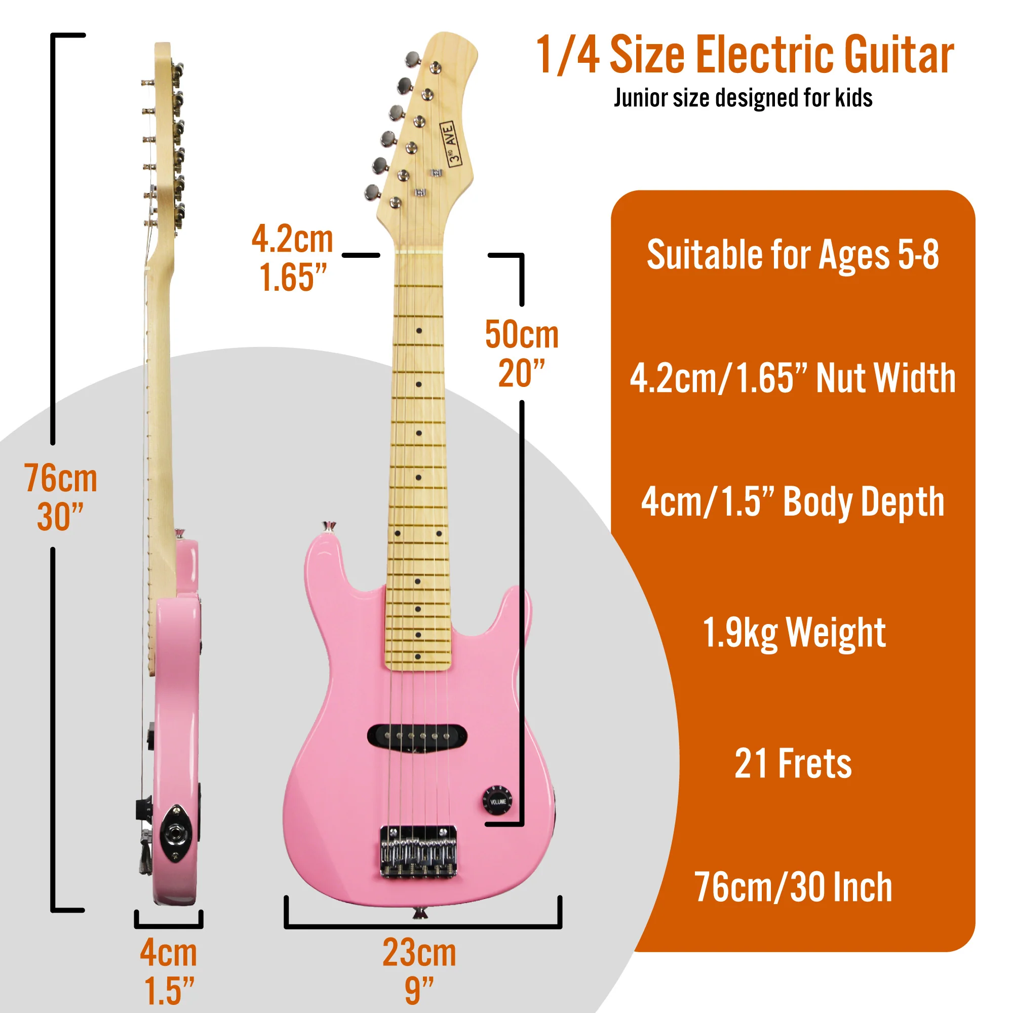 3rd Avenue Junior Electric Guitar Pack - Image 33