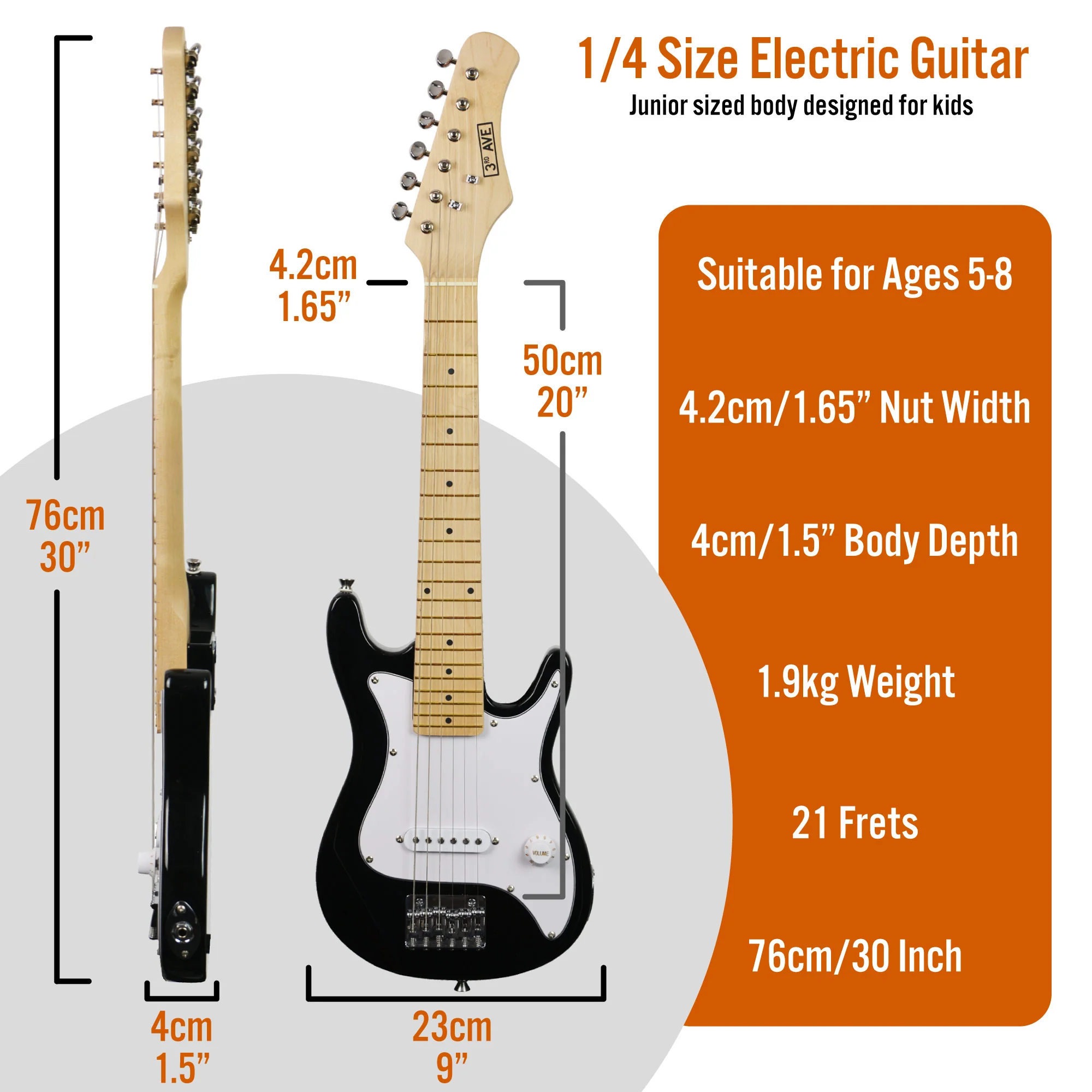 3rd Avenue Junior Electric Guitar Pack - Image 38