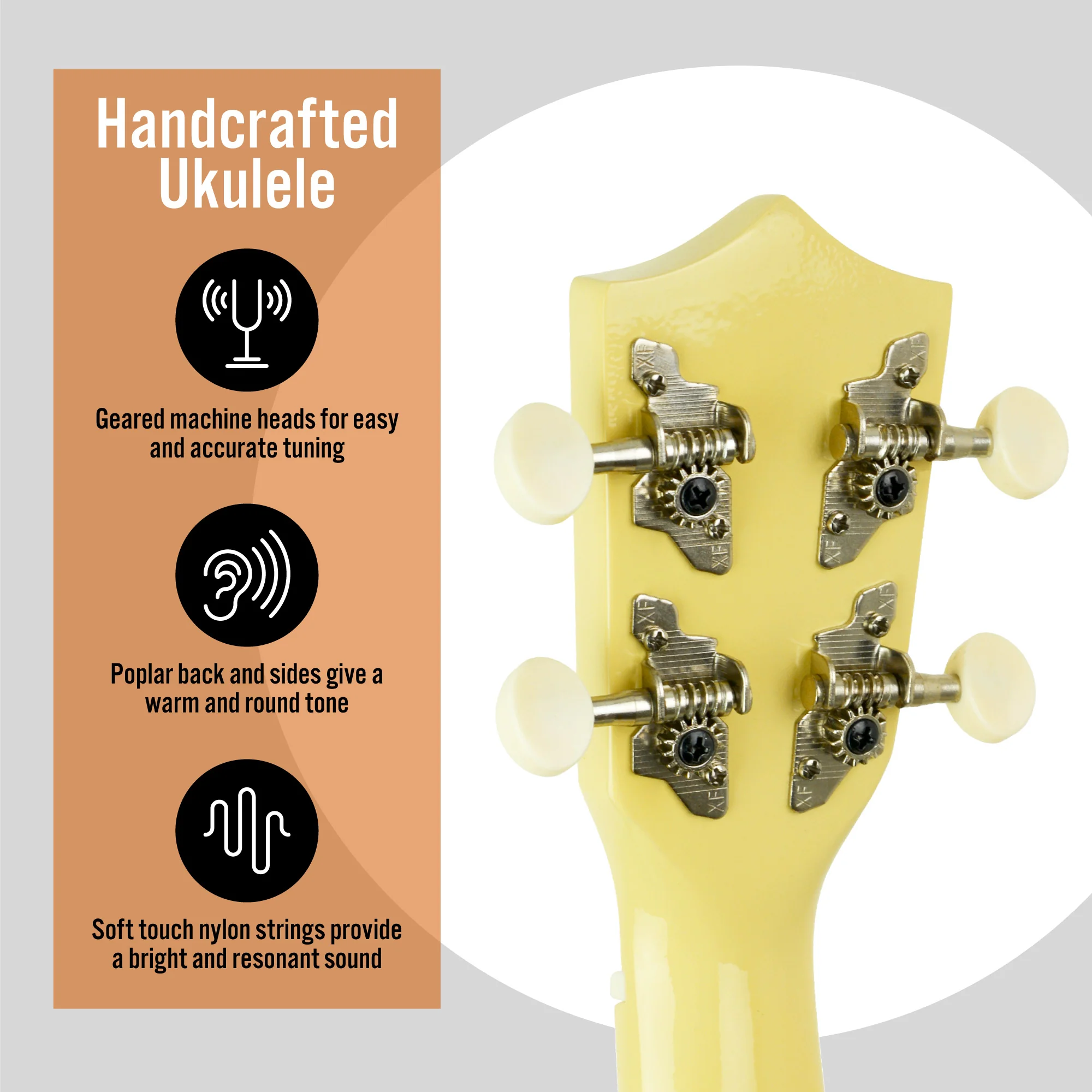 3rd Avenue Pastel Soprano Ukulele with Bag - Image 11