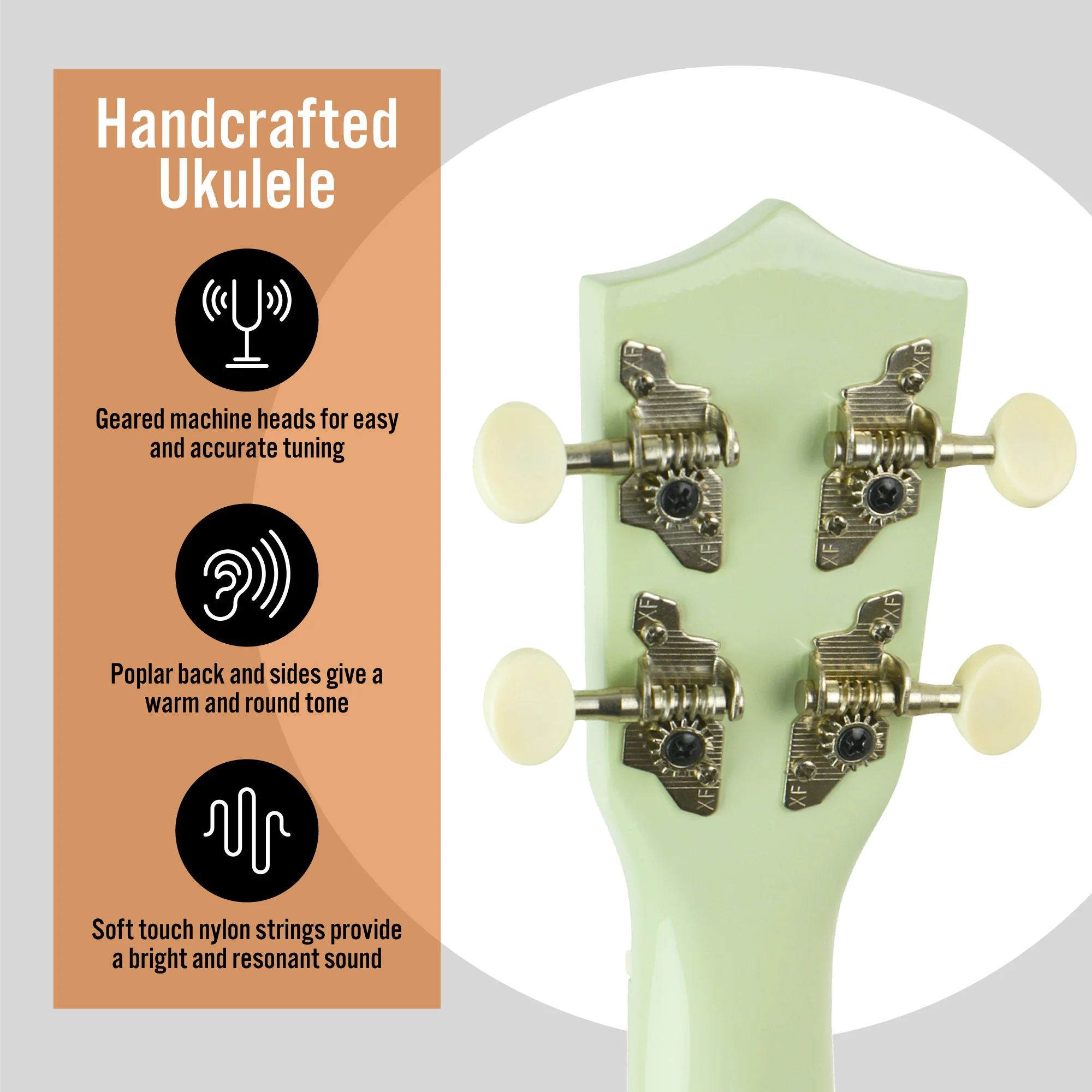 3rd Avenue Pastel Soprano Ukulele with Bag - Image 16