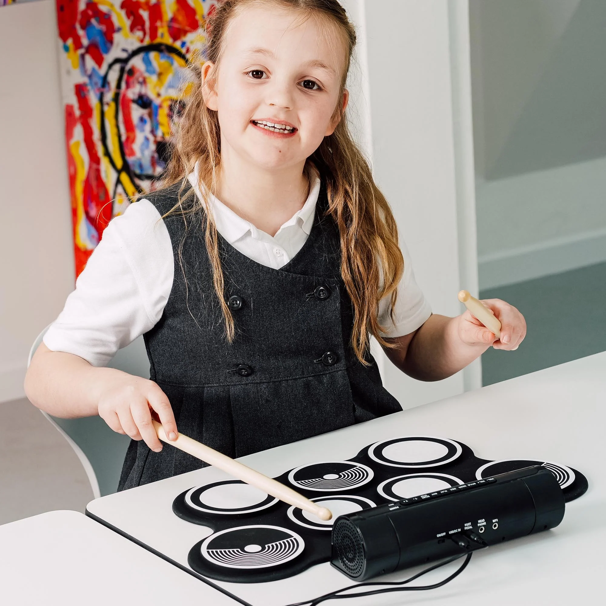 3rd Avenue Portable Electronic Drum Kit - Image 6