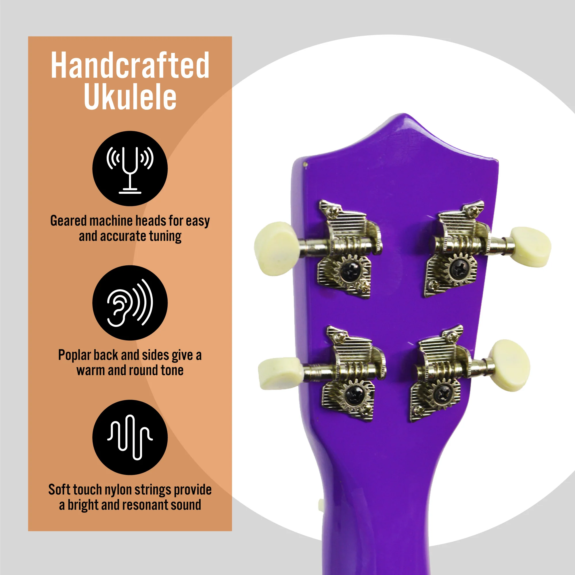 3rd Avenue Soprano Ukulele with Bag - Image 15