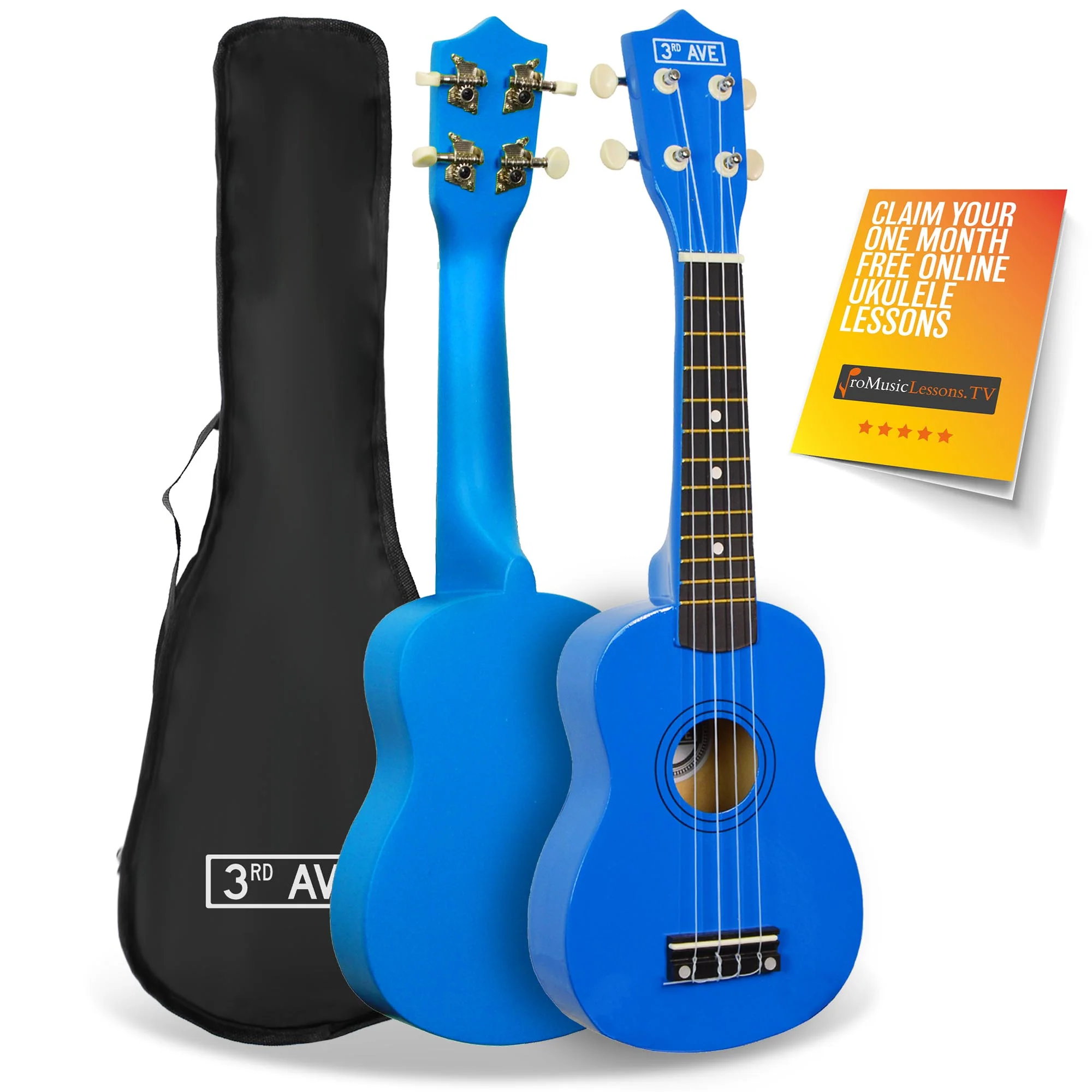 3rd Avenue Soprano Ukulele with Bag - Image 3
