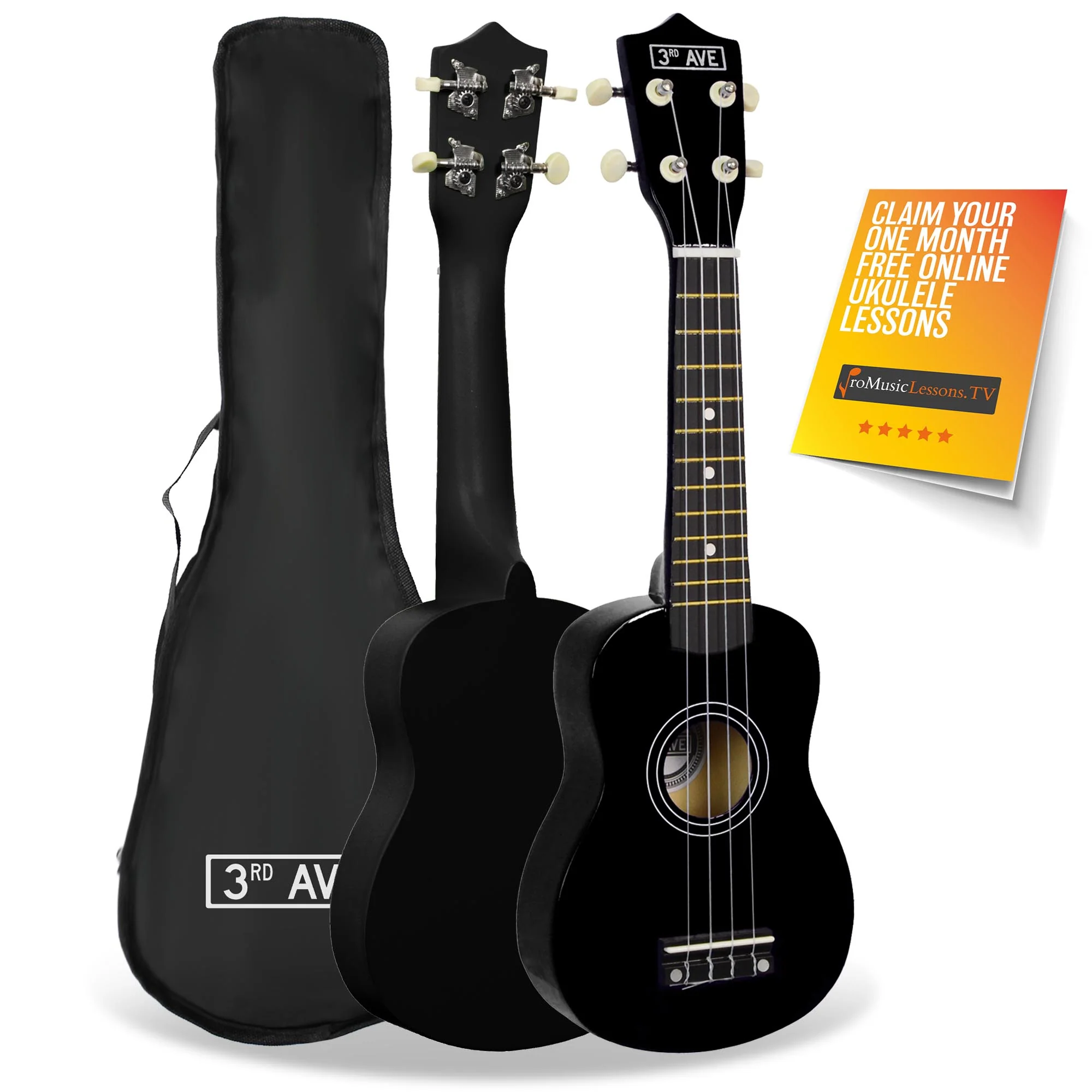 3rd Avenue Soprano Ukulele with Bag - Image 4