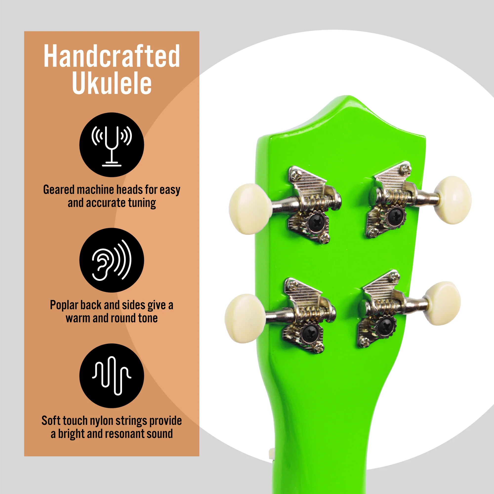 3rd Avenue Soprano Ukulele with Bag - Image 40