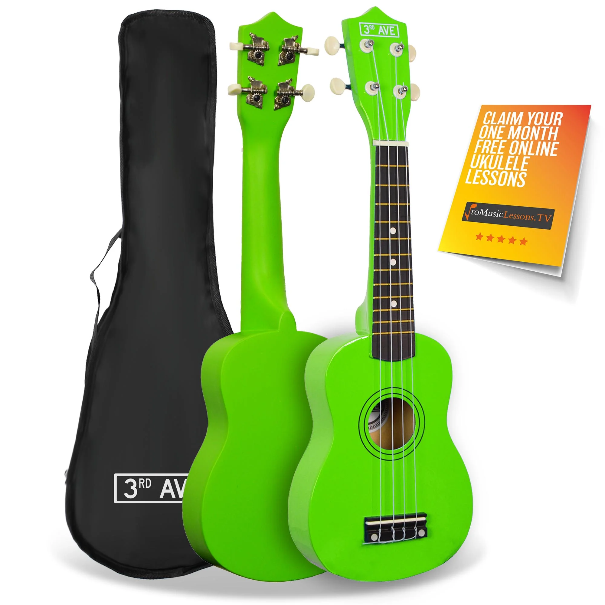 3rd Avenue Soprano Ukulele with Bag - Image 5