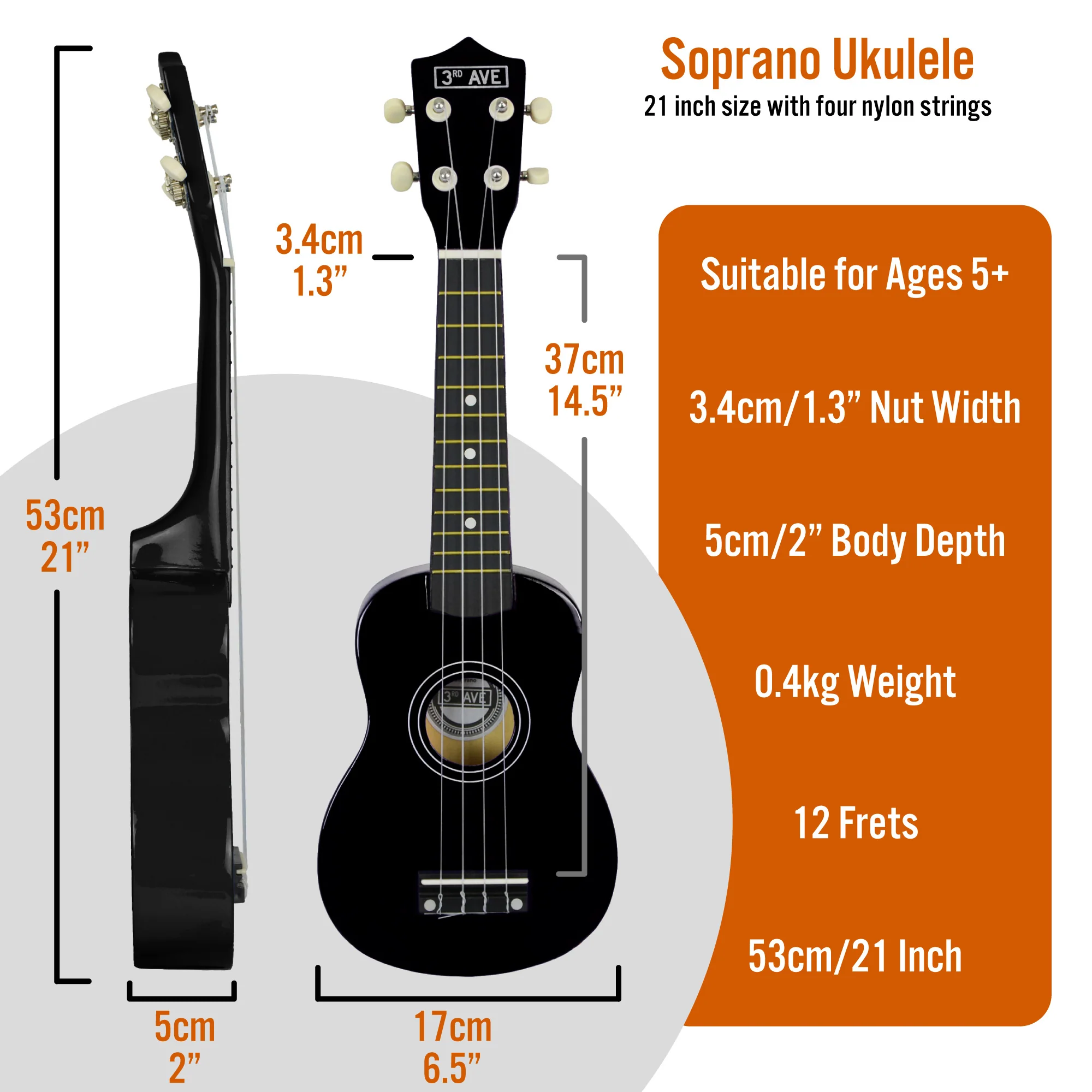3rd Avenue Soprano Ukulele Starter Pack - Image 16