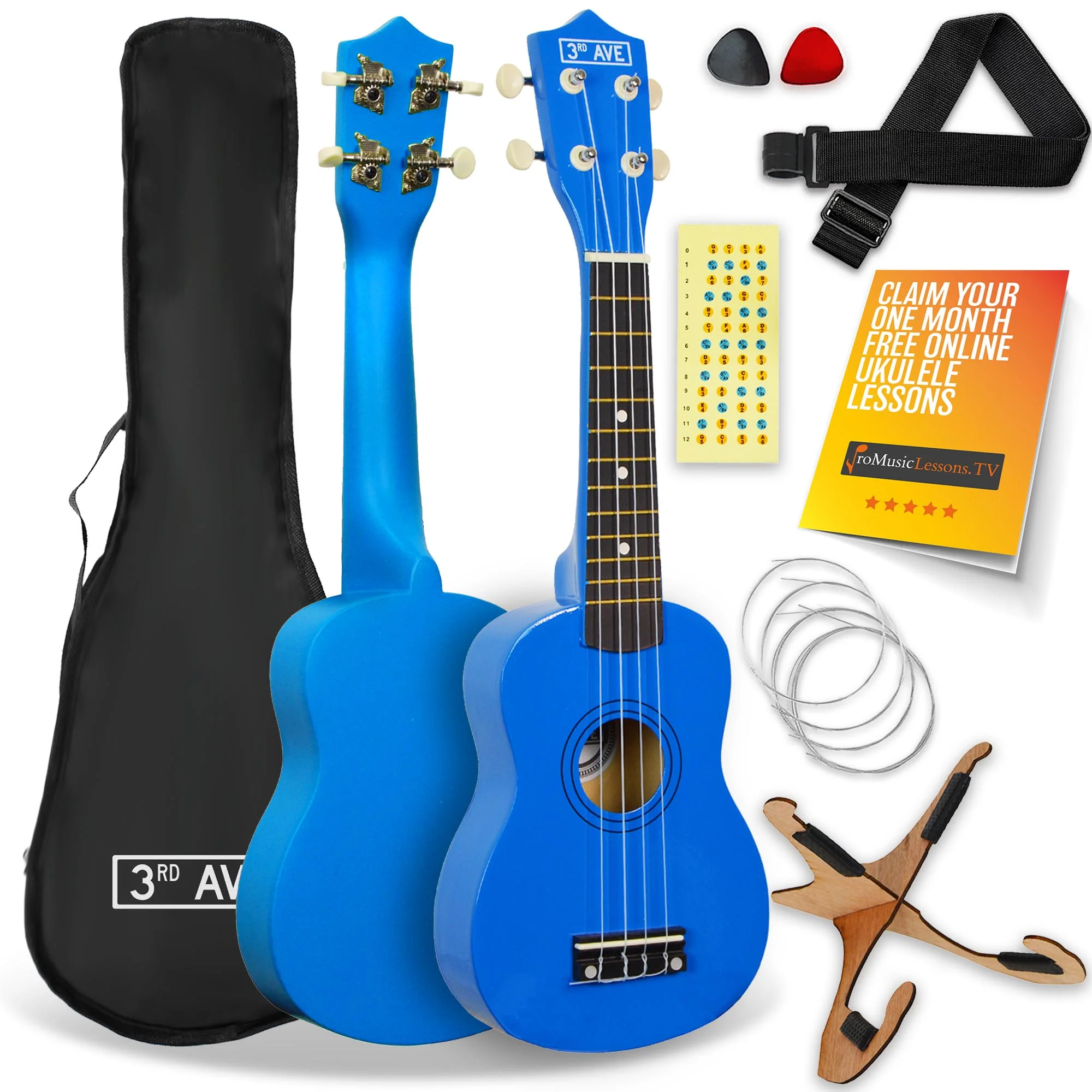 3rd Avenue Soprano Ukulele Starter Pack - Image 4