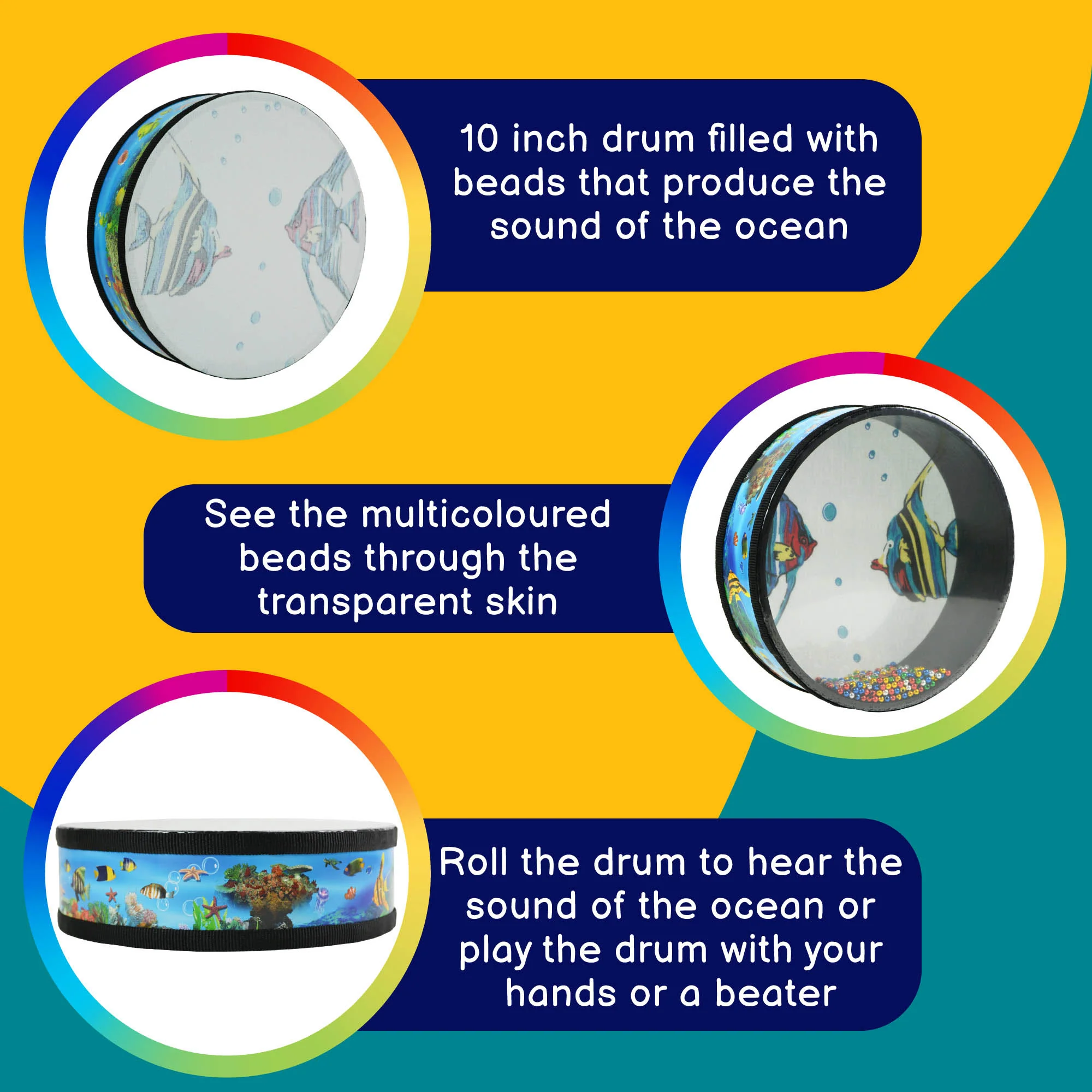 A-Star 10 inch Ocean Wave Drum - Image 2
