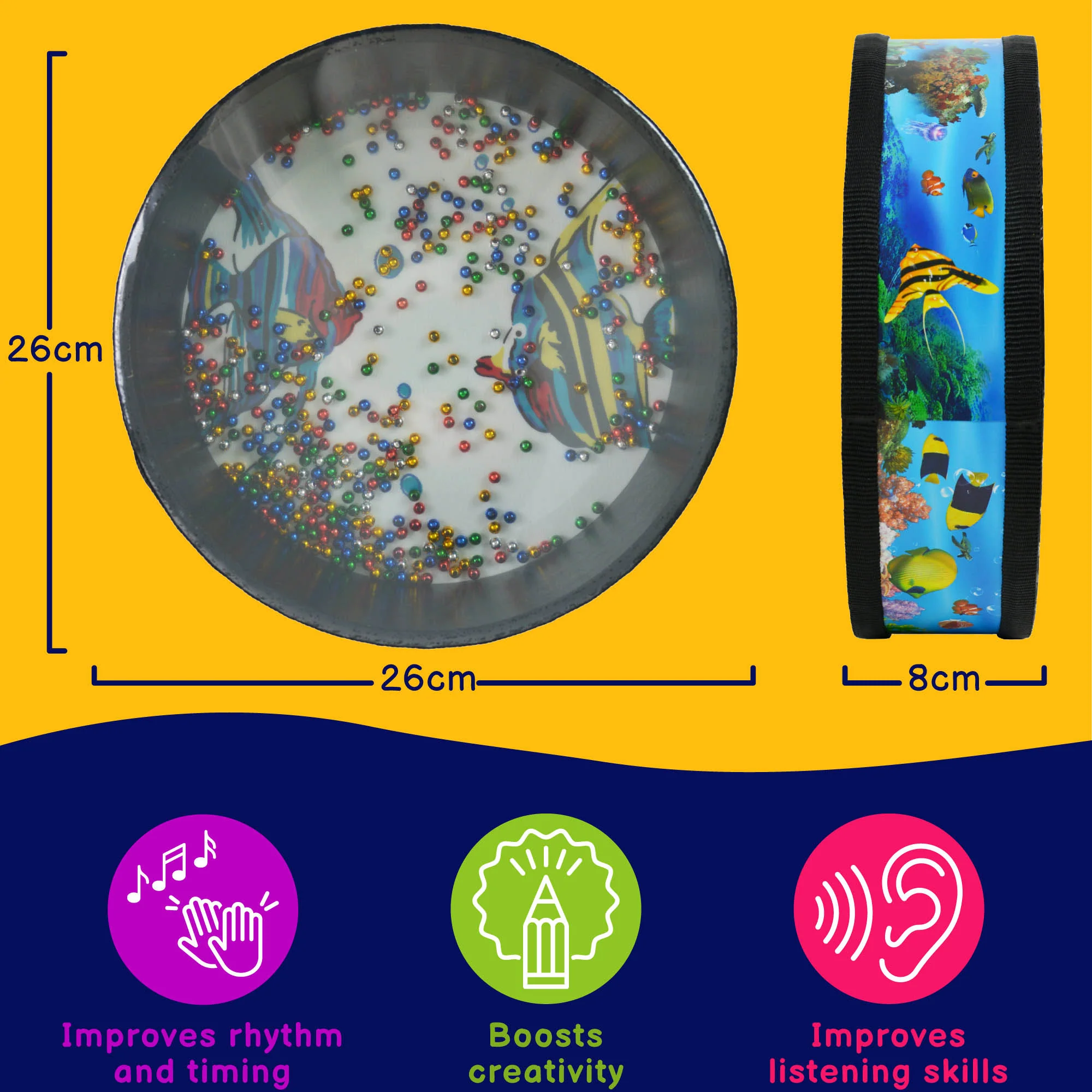 A-Star 10 inch Ocean Wave Drum - Image 3