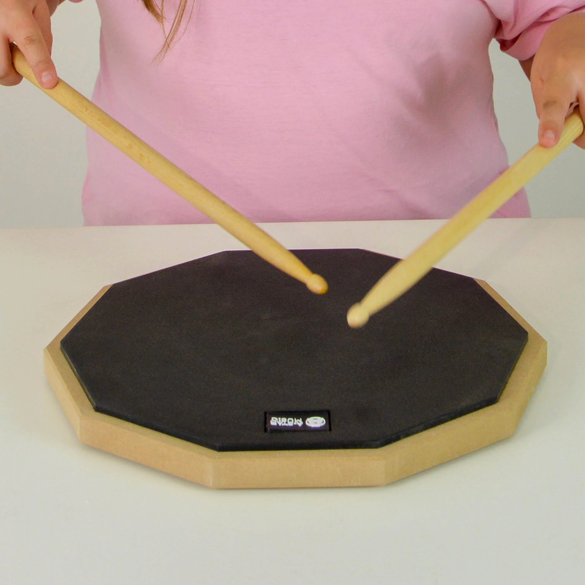 A-Star 12 Inch Drum Practice Pad and 5B Drum Sticks - Image 5