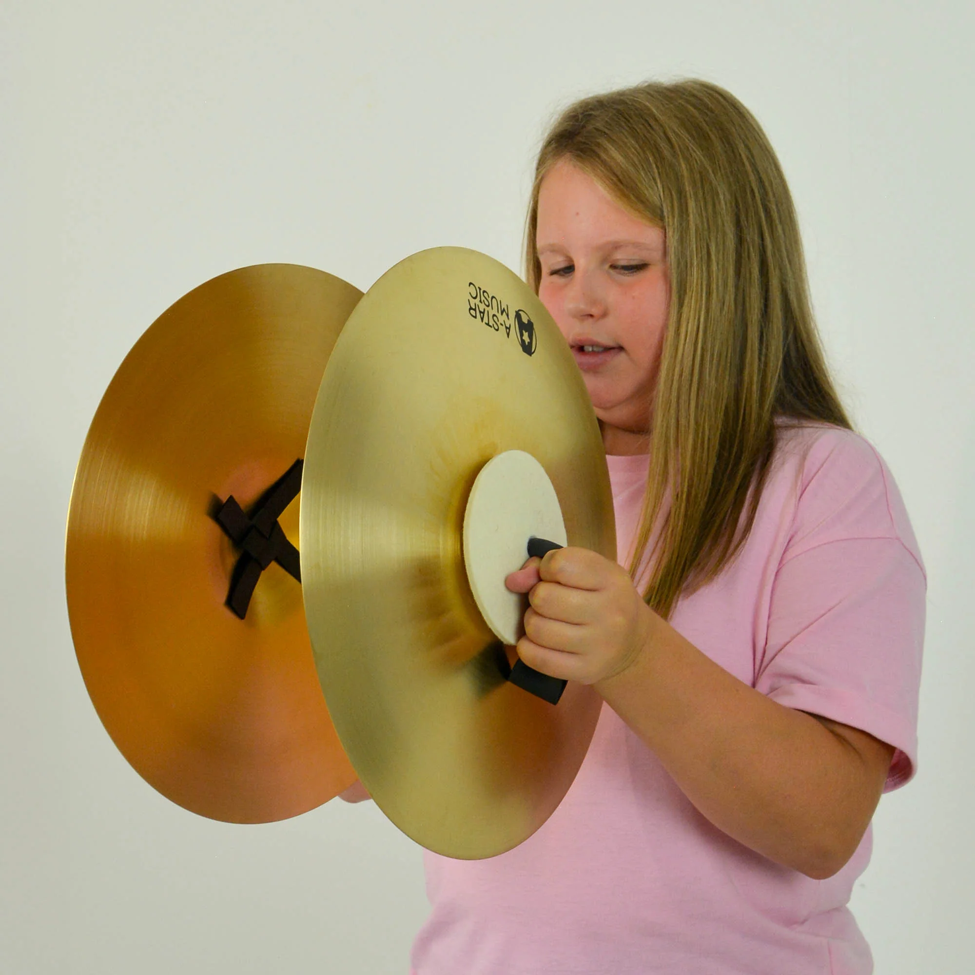 A-Star Brass Marching Cymbal Pair 14 Inch - Image 4