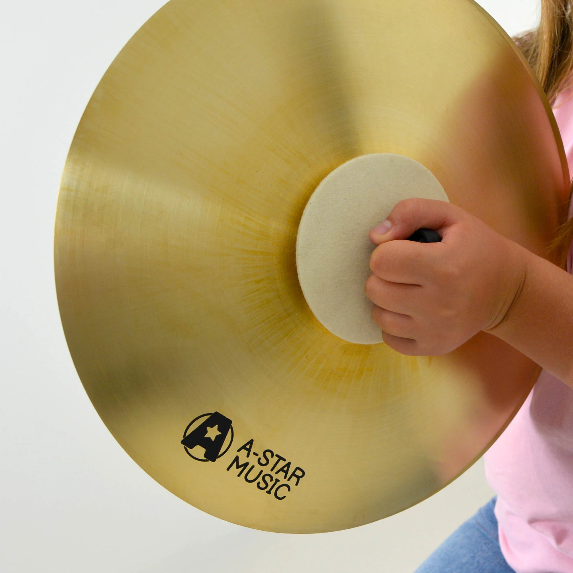 A-Star Brass Marching Cymbal Pair 14 Inch - Image 5