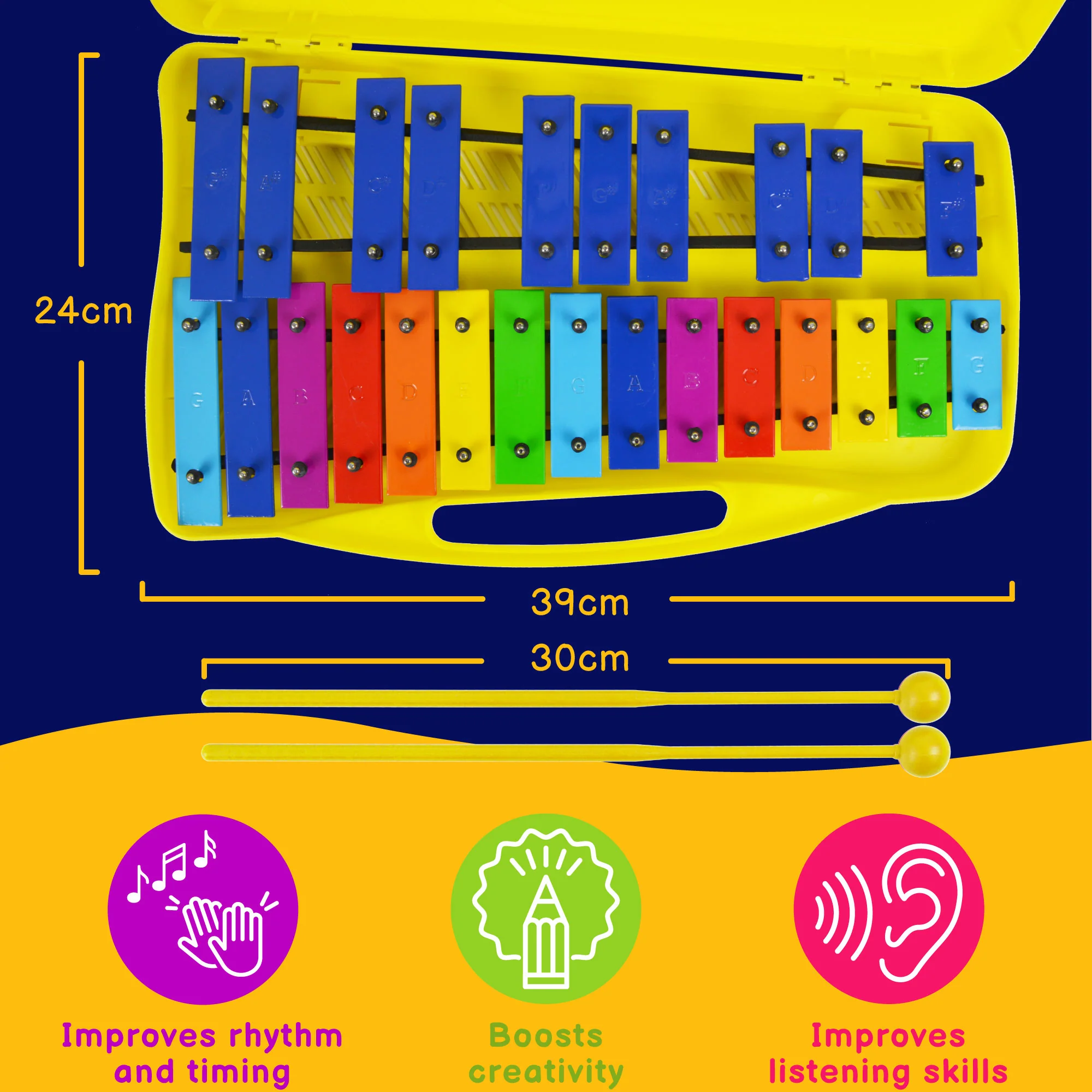 A-Star 25 Note Chromatic Glockenspiel - Image 14