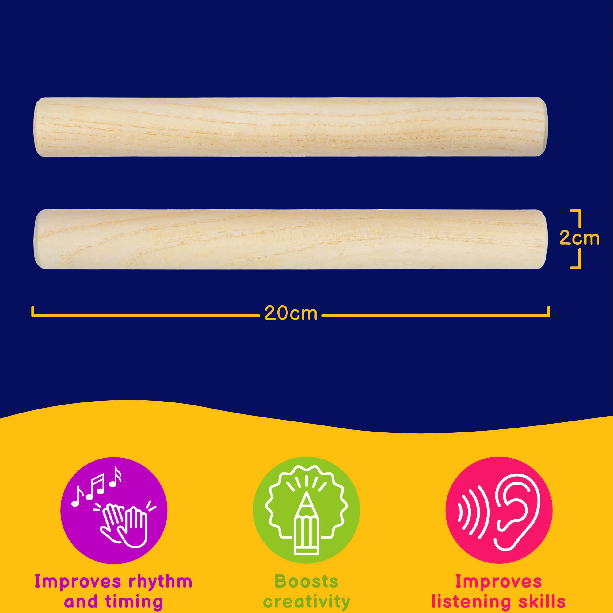 A-Star Claves - Pair - Image 3