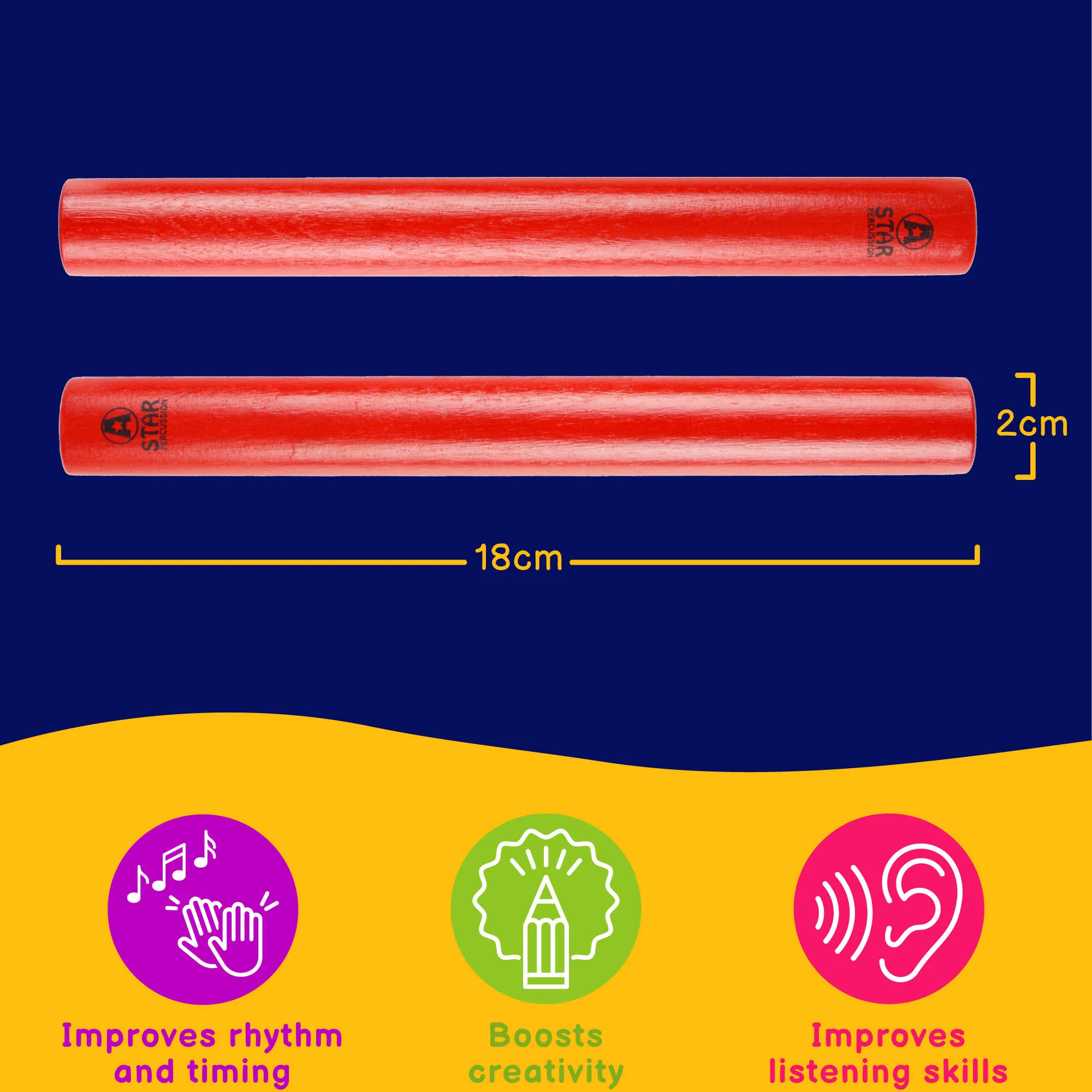 A-Star Coloured Claves - Image 13