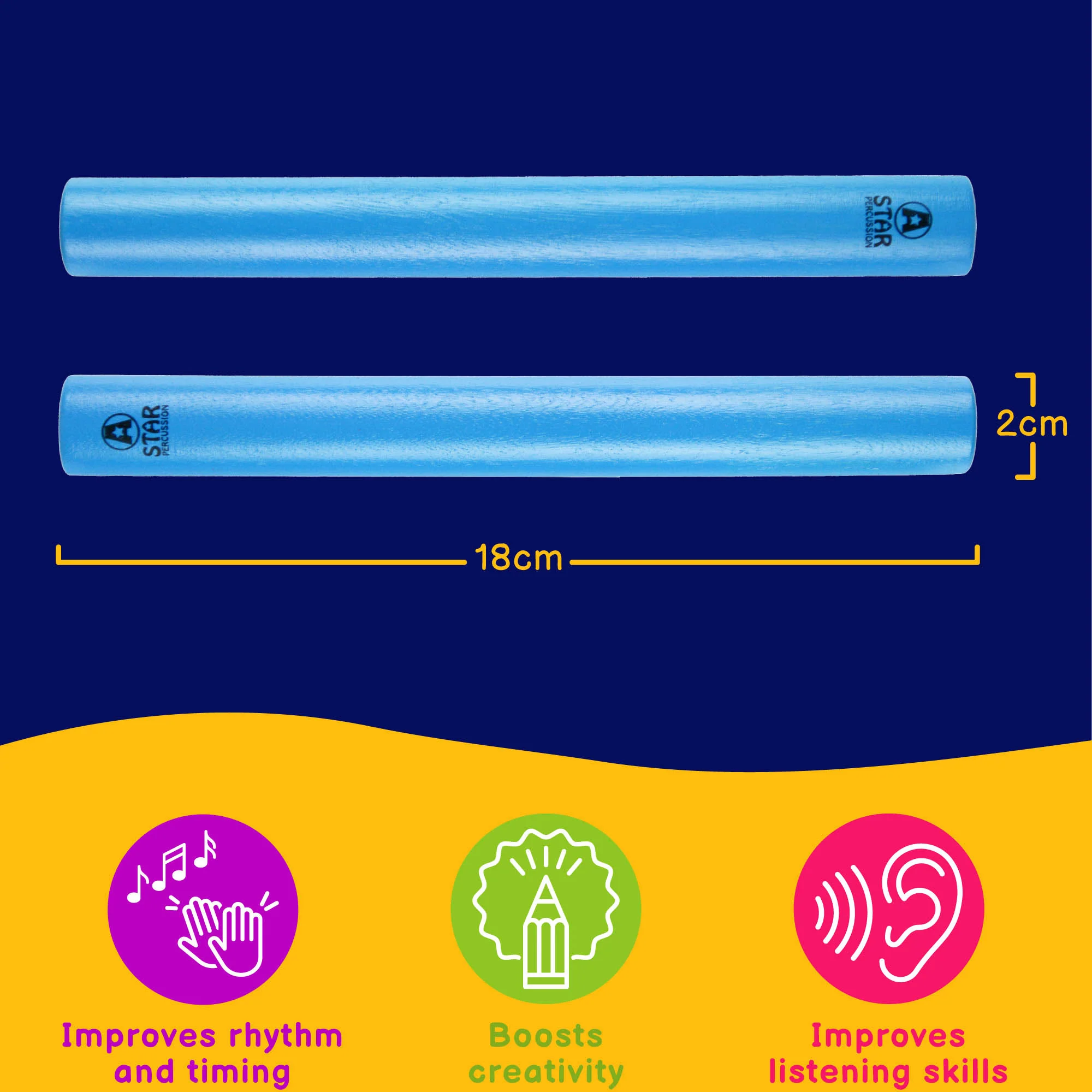 A-Star Coloured Claves - Image 4