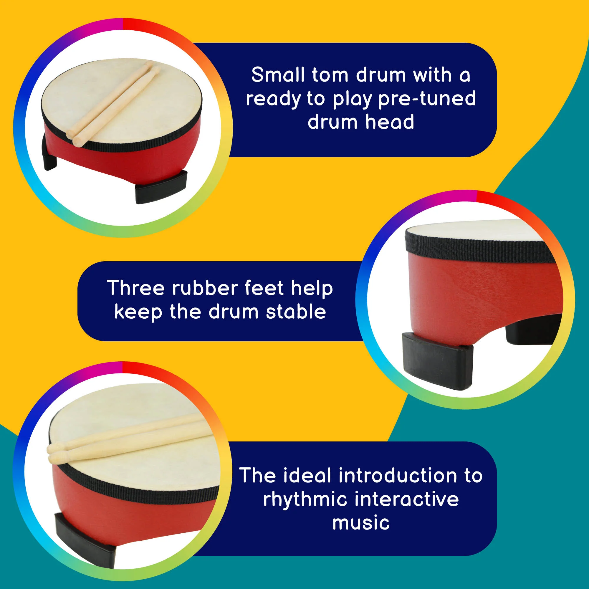 A-Star Floor Drum - 20cm - Image 2