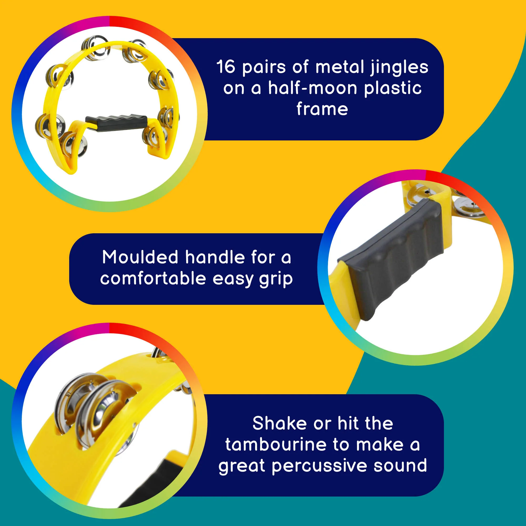A-Star Half Moon Tambourine - Image 27