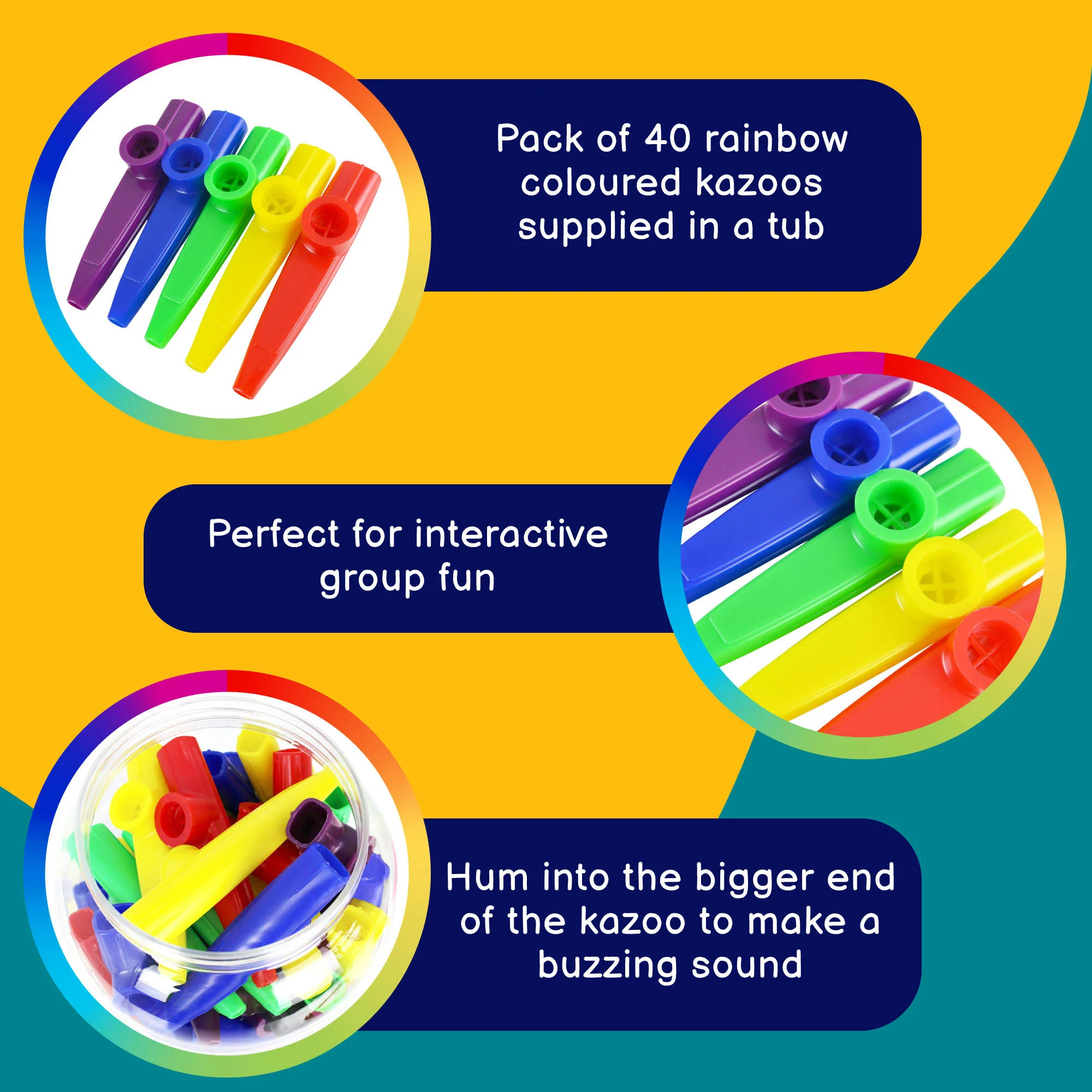 A-Star Kazoos - Pack of 40 - Image 2