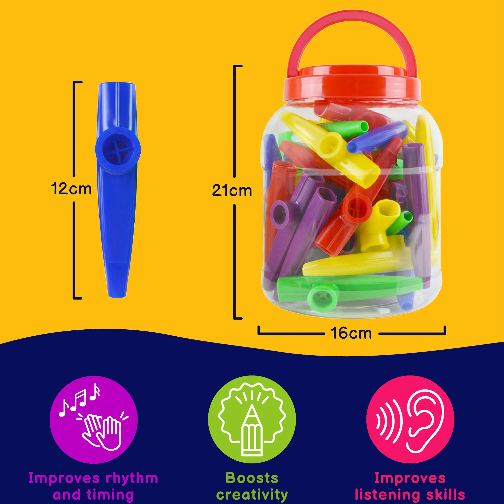 A-Star Kazoos - Pack of 40 - Image 3