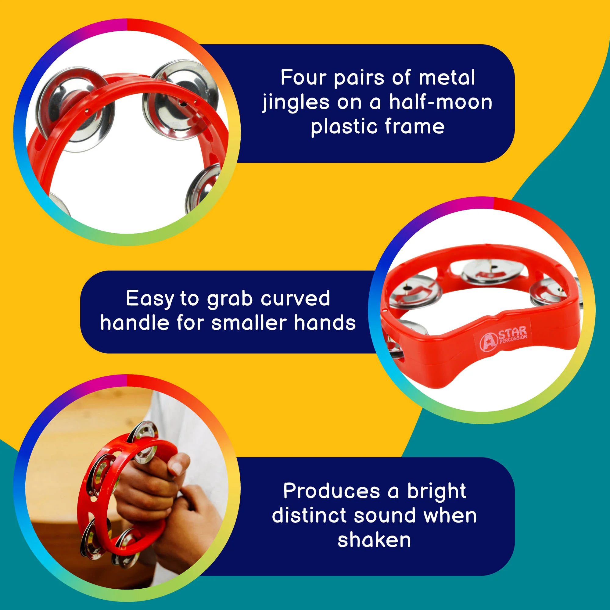 A-Star Mini Tambourine - Image 9