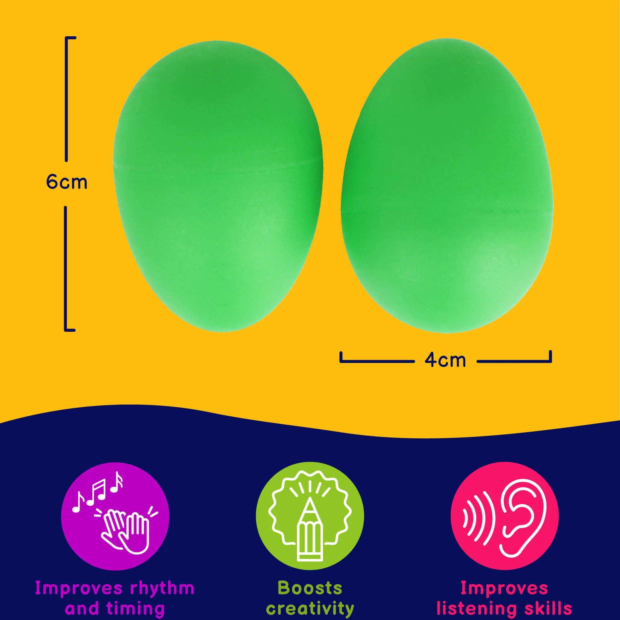 A-Star Pair of Egg Shakers - Image 12