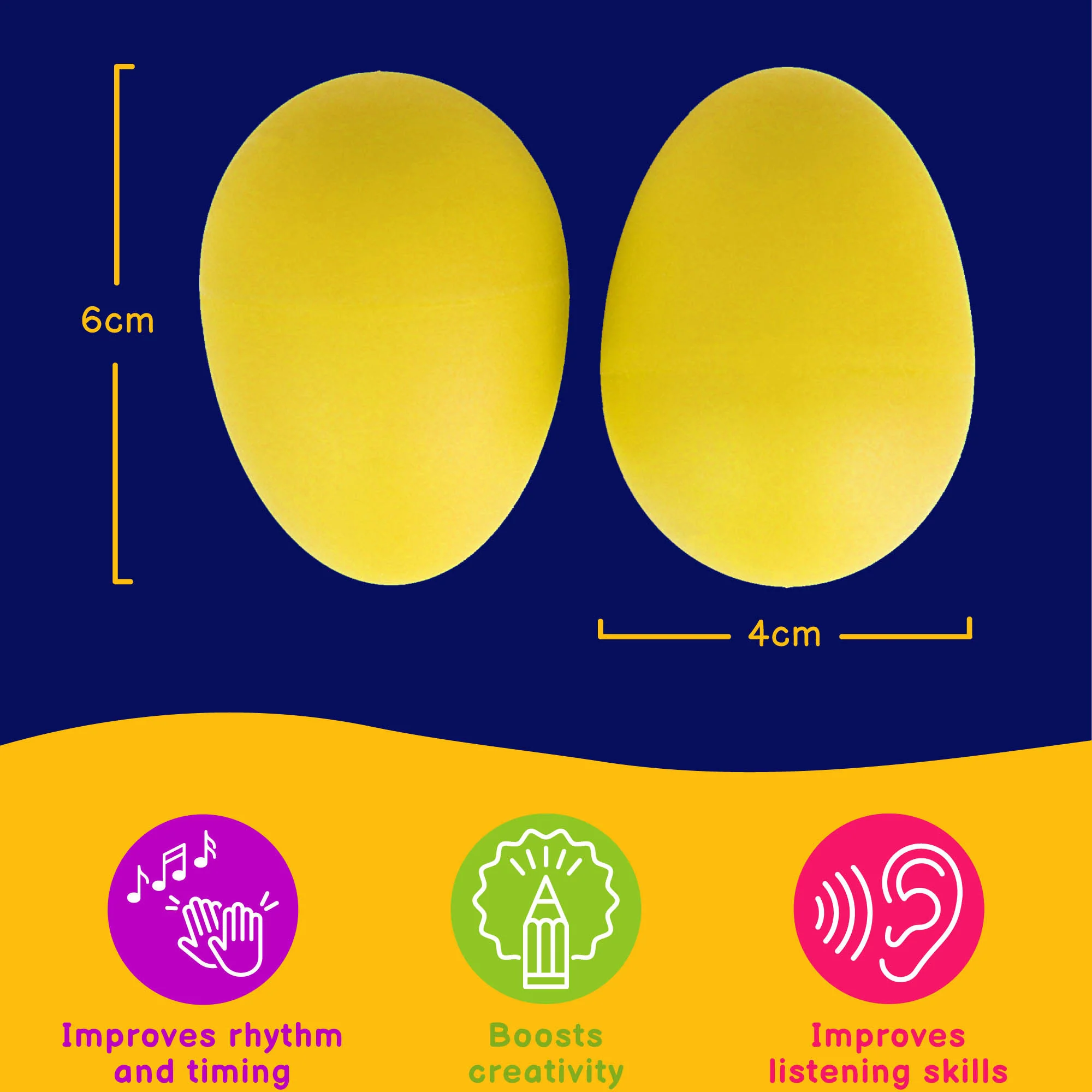 A-Star Pair of Egg Shakers - Image 17