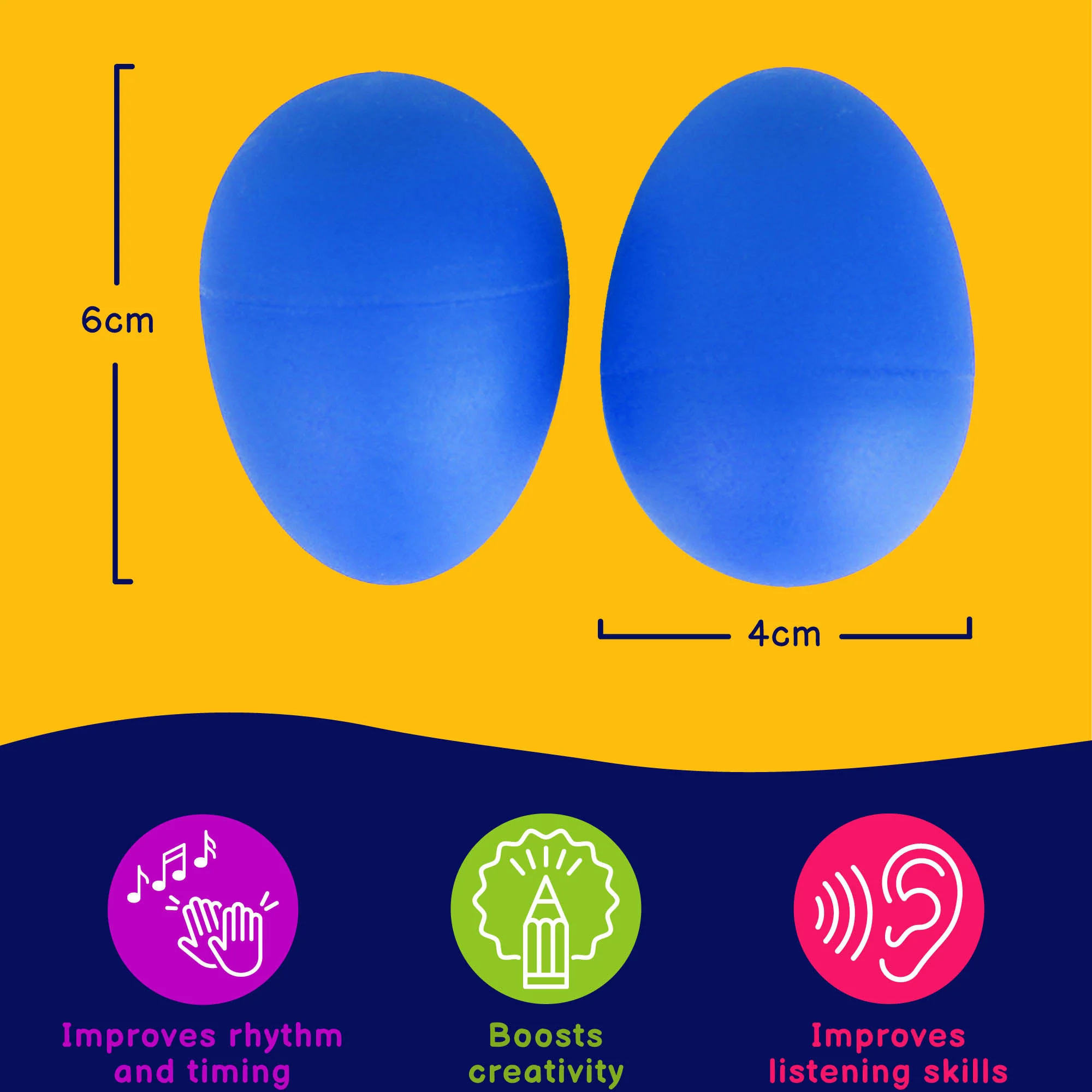 A-Star Pair of Egg Shakers - Image 7