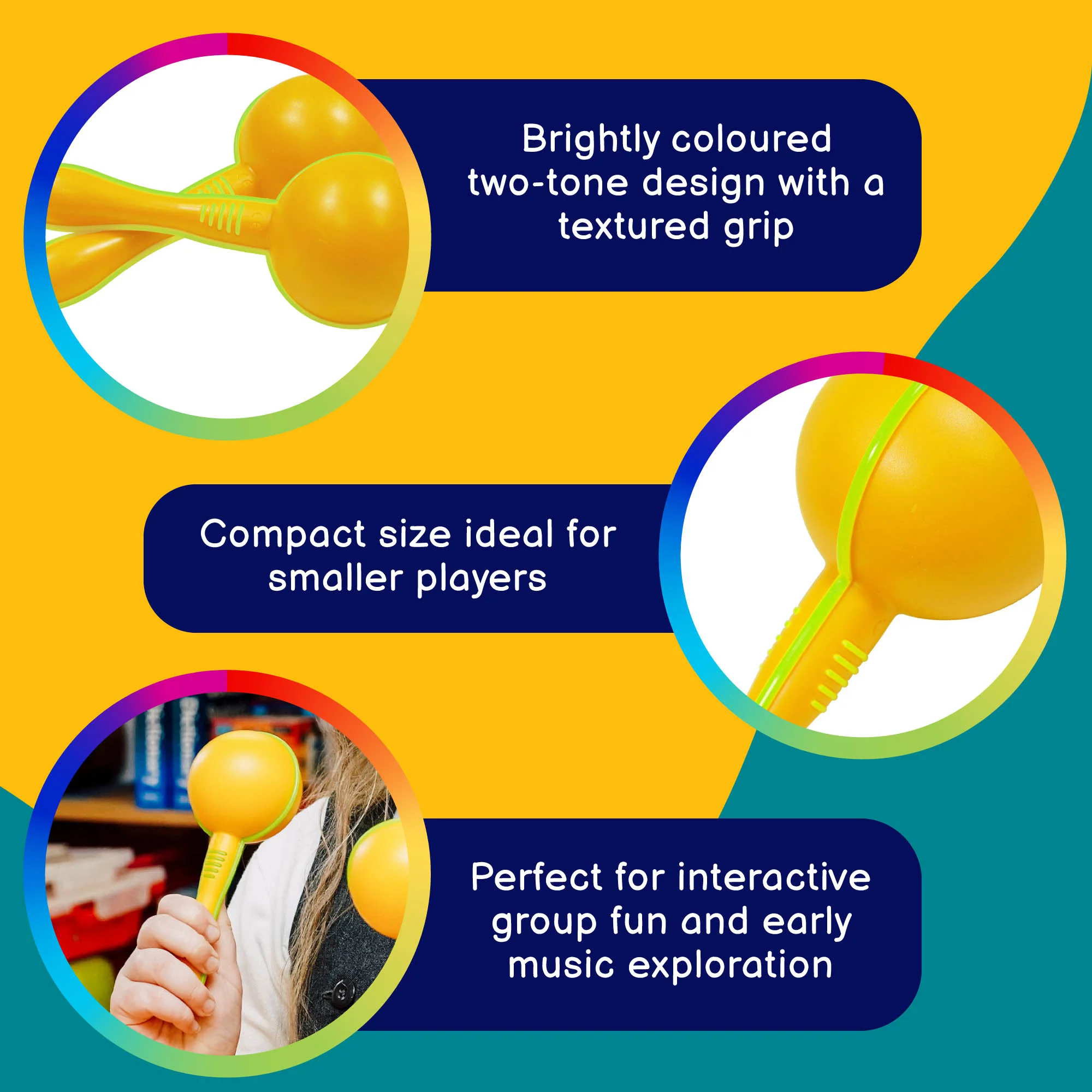 A-Star Plastic Maracas Small - Image 4