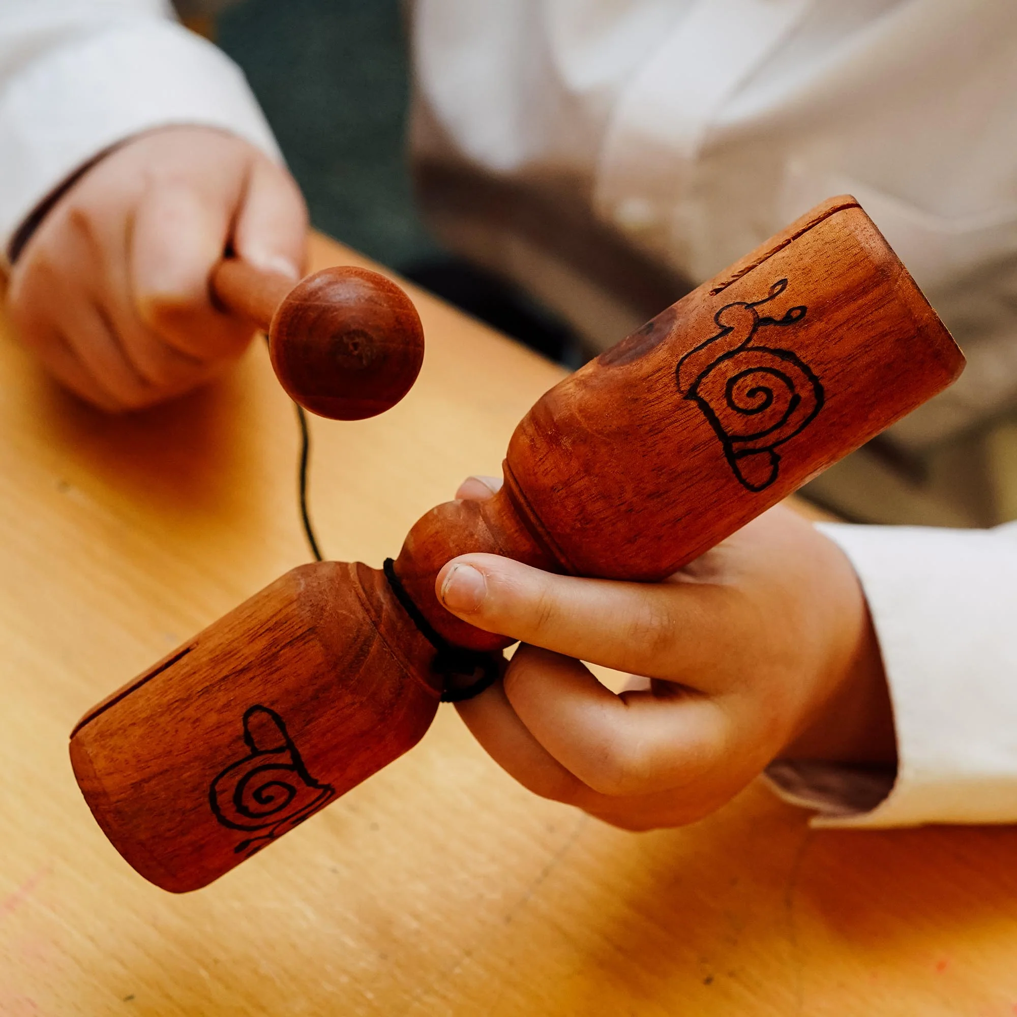 A-Star TikTok Wood Block with Beater - Image 4