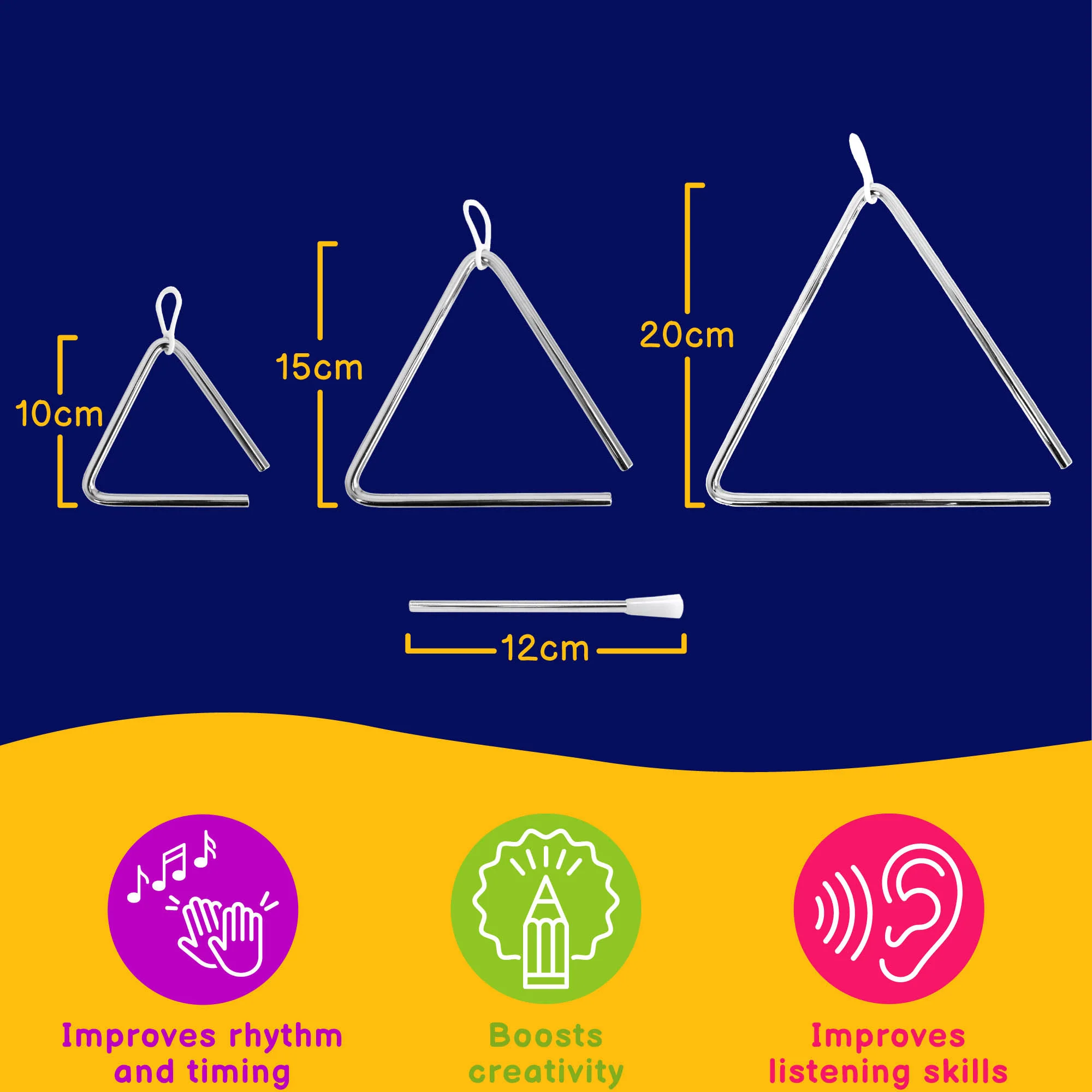 A-Star Triangles - Pack of 5 - Image 3