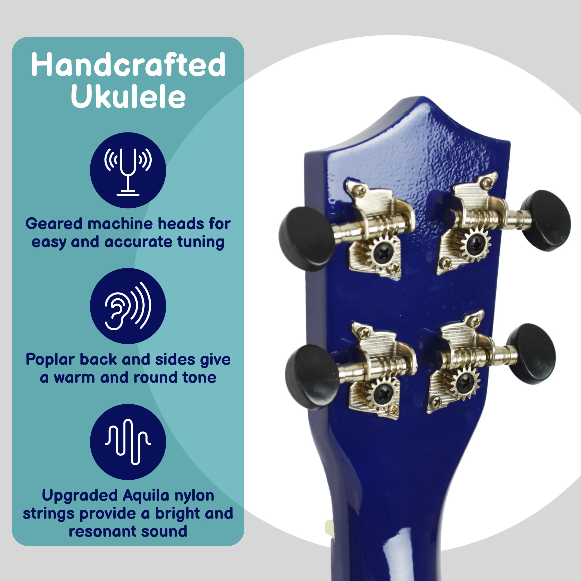 A-Star Soprano Ukulele Starter Pack with Bag, Stand, Tuner and Strings - Image 18