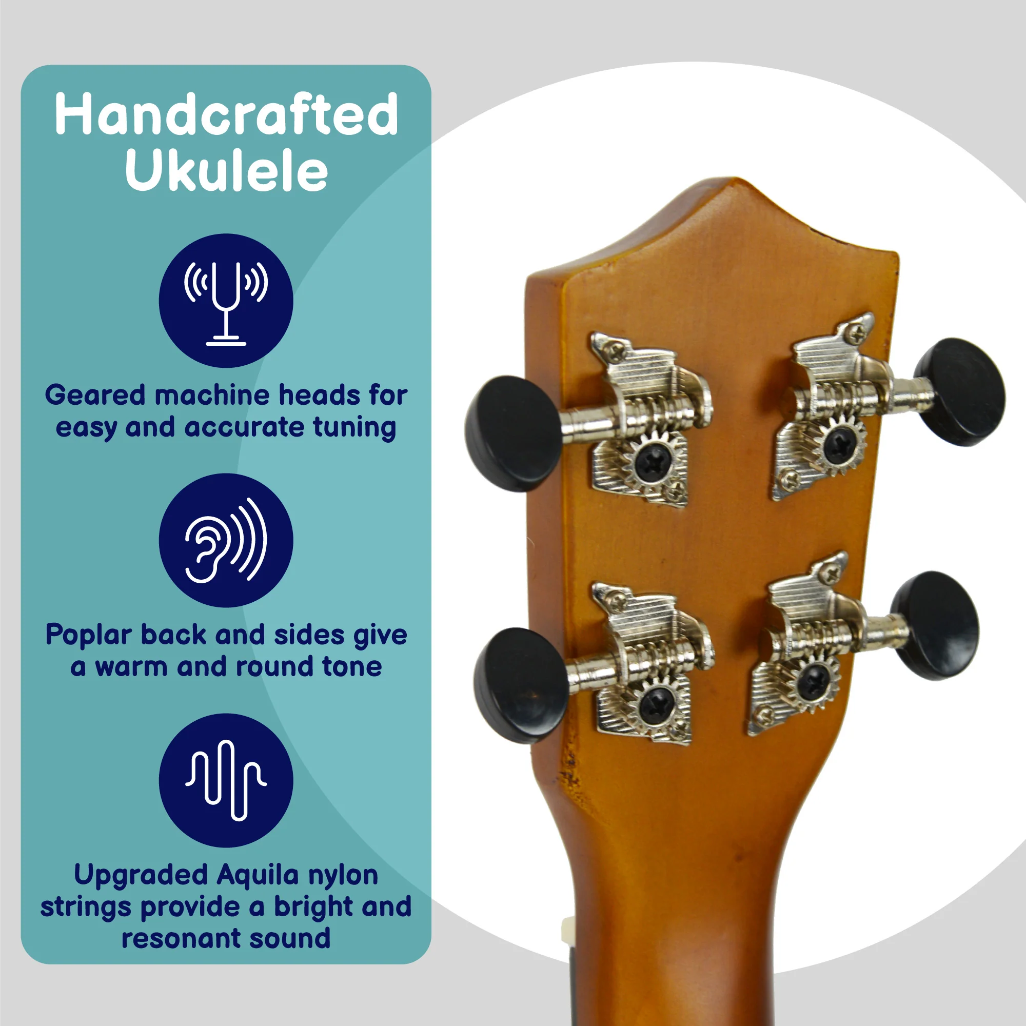 A-Star Soprano Ukulele Starter Pack with Bag, Stand, Tuner and Strings - Image 8
