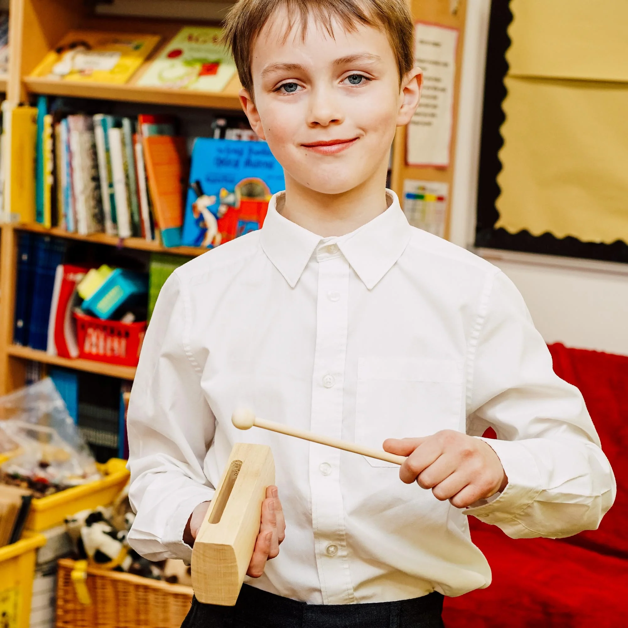 A-Star Wood Block with Beater - Image 4