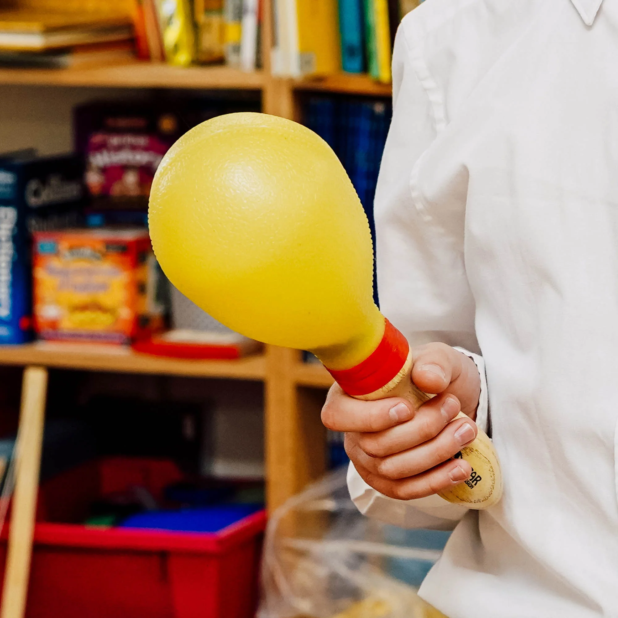 A-Star Wood Handled Plastic Maracas Pair - Image 6