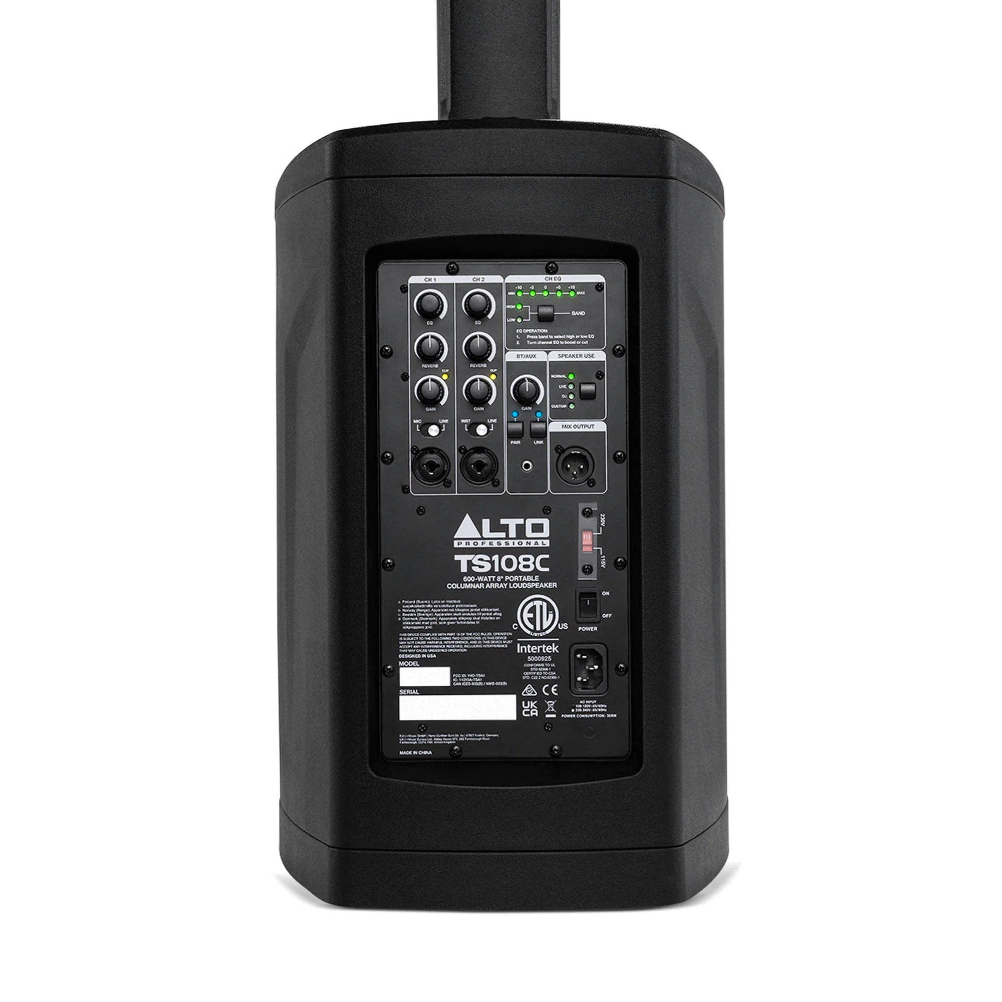 Alto Pro TS108C Portable Column Array PA Speaker - Image 4