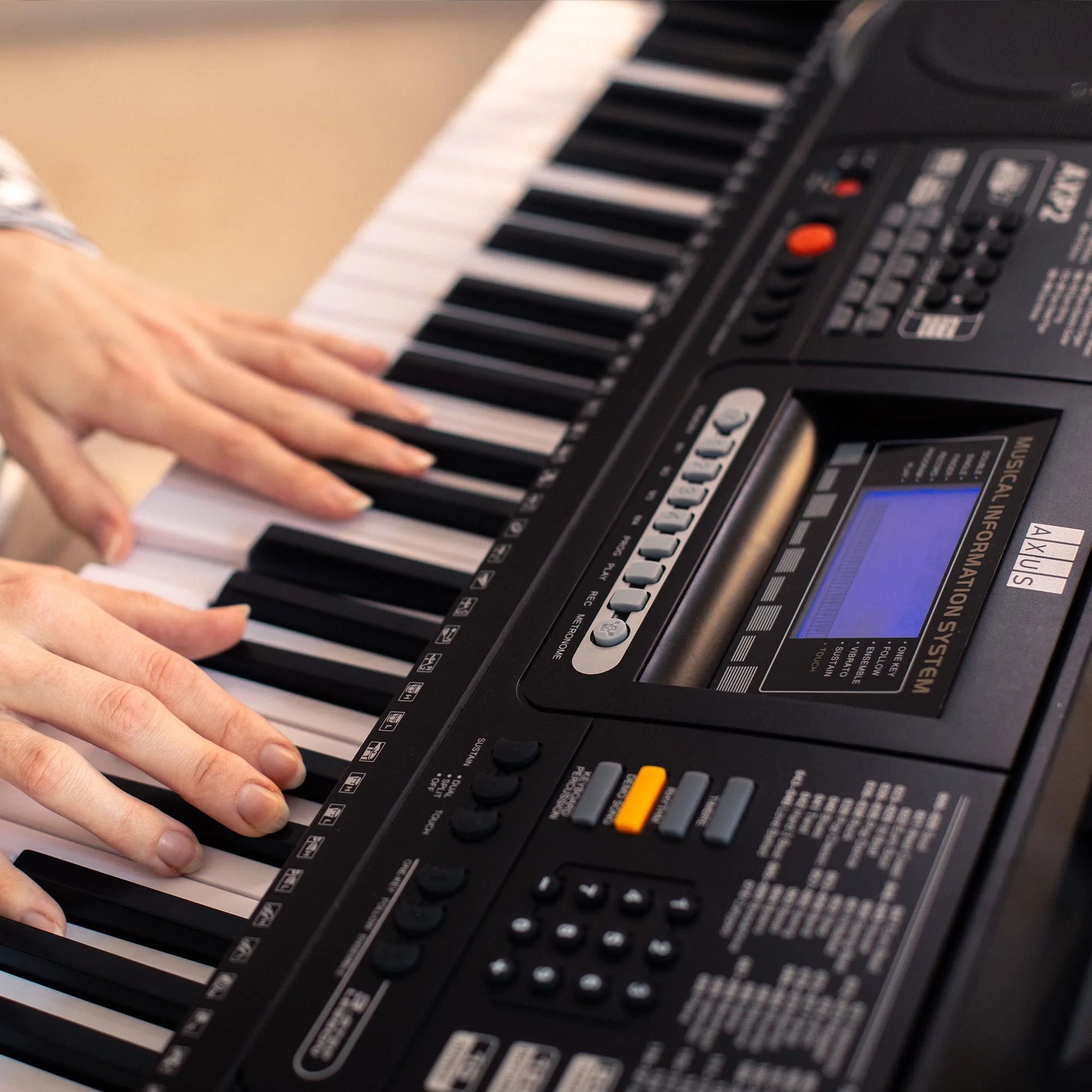 Axus AXP2 61 Note Touch Sensitive Electronic Keyboard - Image 6