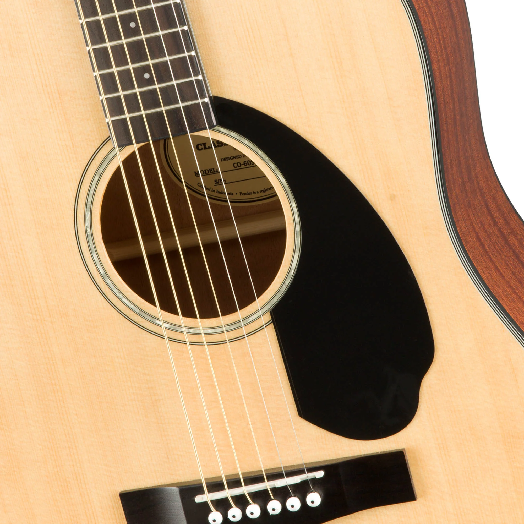 Fender CD-60S Dreadnought Acoustic Guitar - Image 3