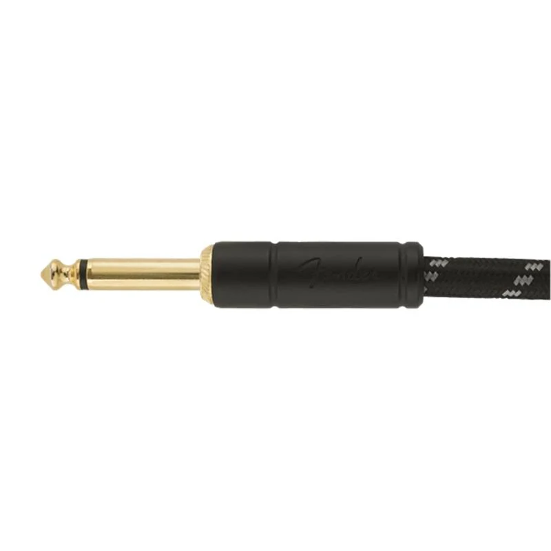 Fender Deluxe Series Instrument Cable 3m Black Tweed - Image 4
