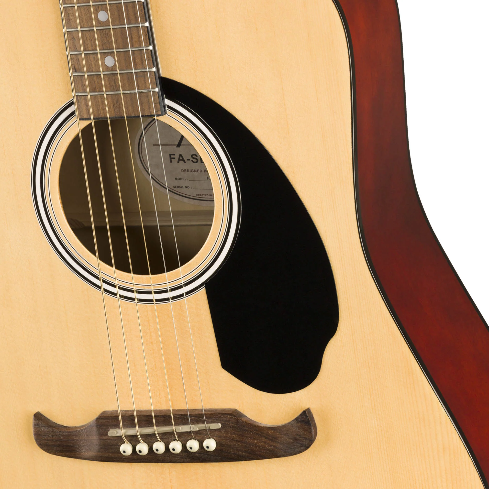 Fender FA-125 Dreadnought Acoustic Guitar - Image 3