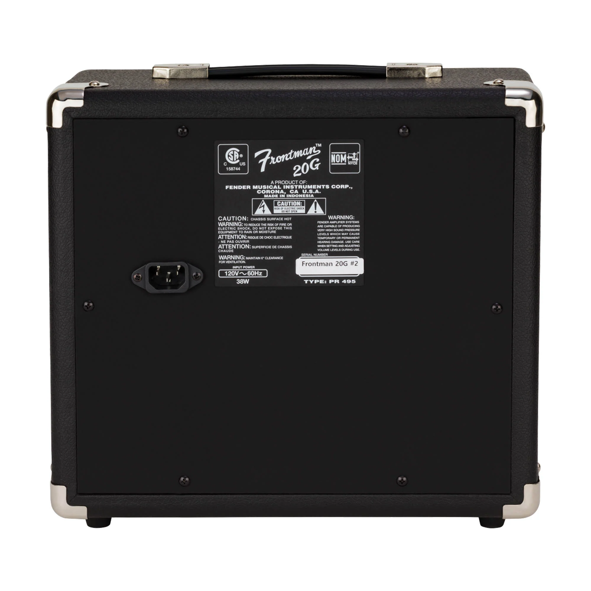 Fender Frontman 20G Combo Guitar Amplifier - Image 4