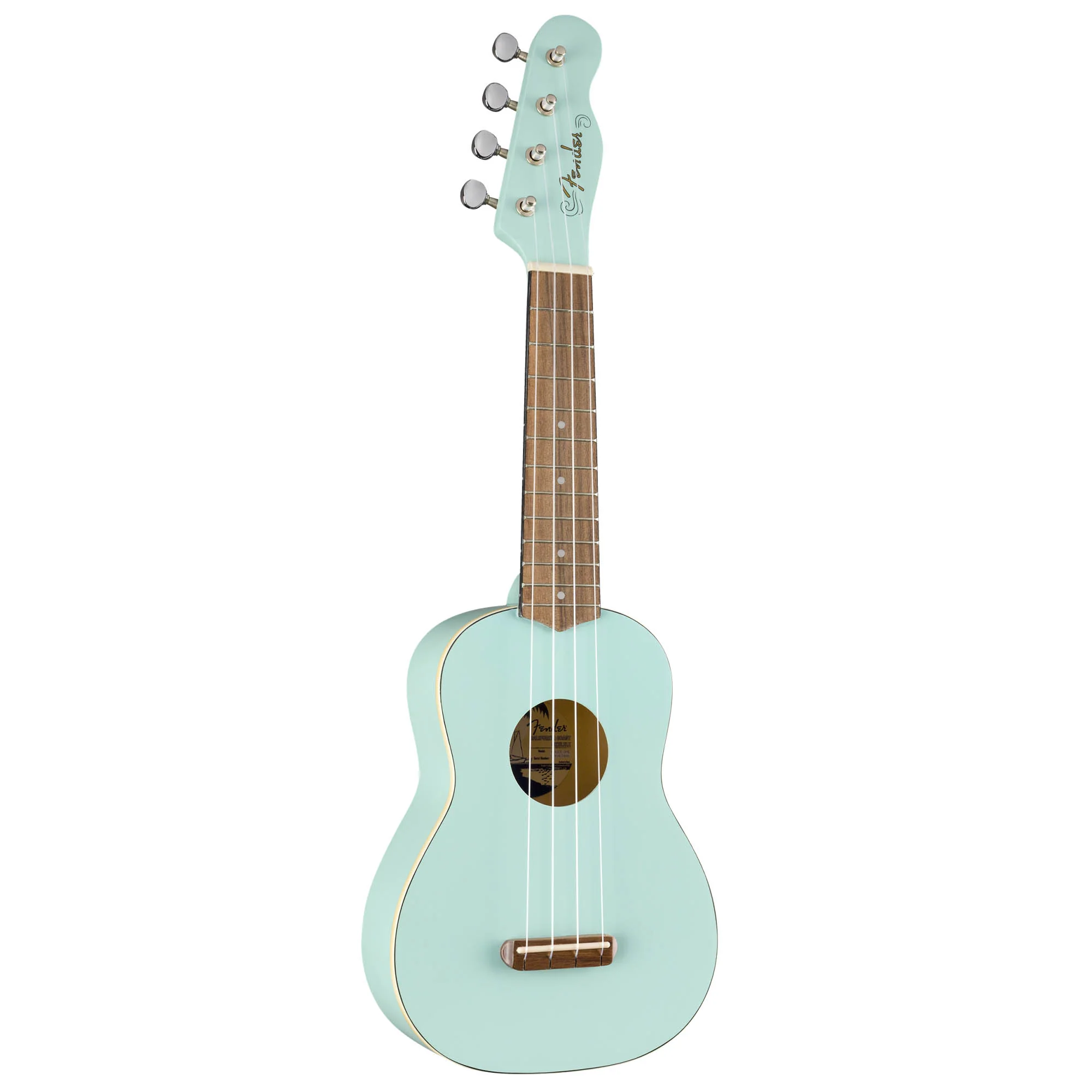 Fender Venice Soprano Ukulele - Daphne Blue - Image 2