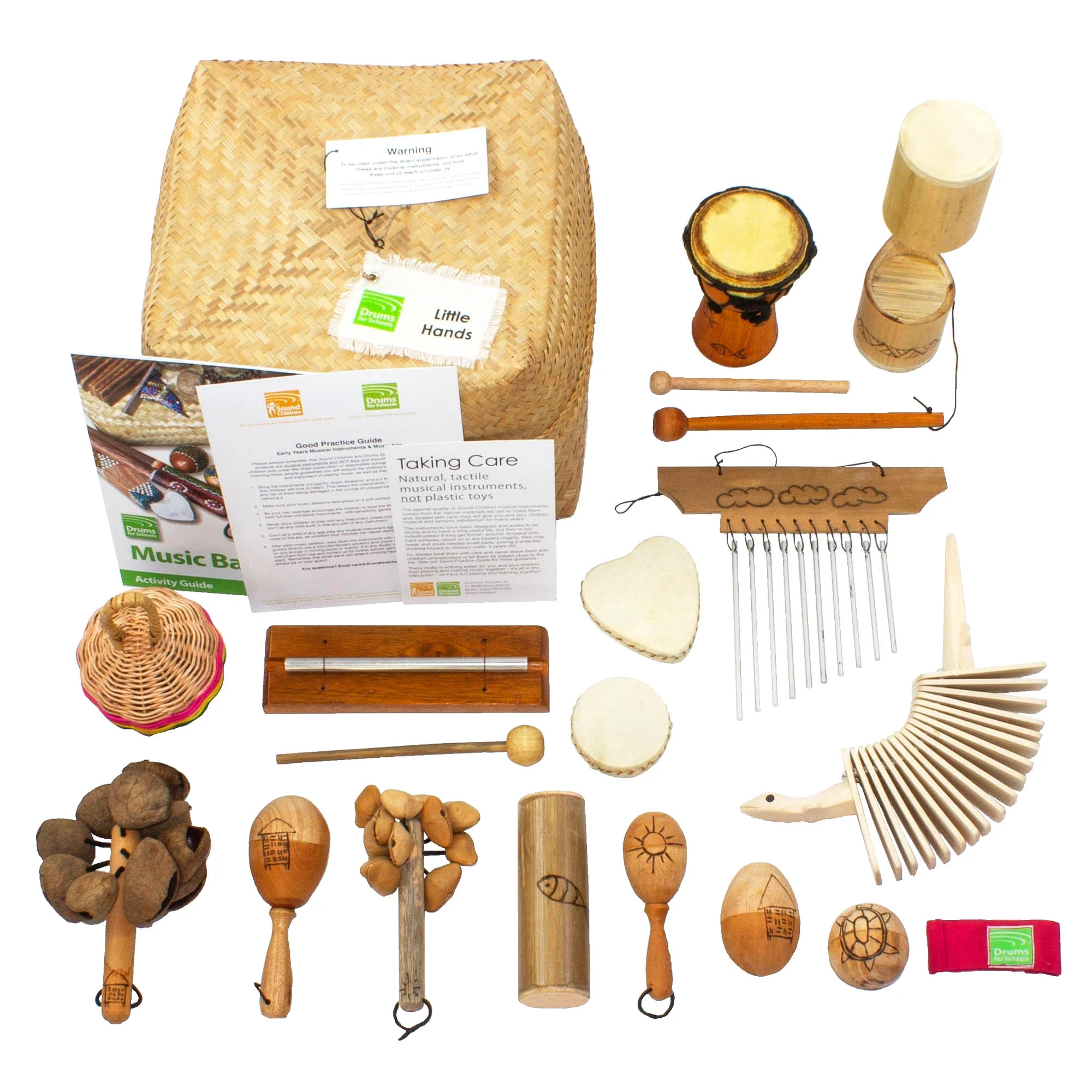 Little Hands Percussion Basket - 15 Instruments - Image 2